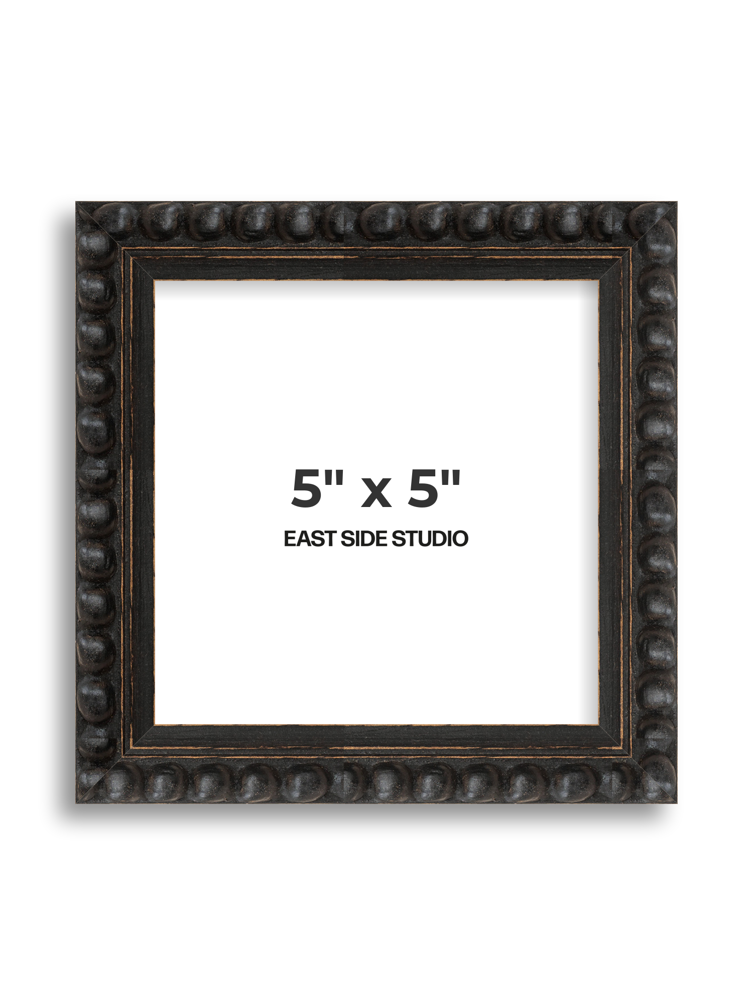 Black Bobbin 5" x 5" picture frame