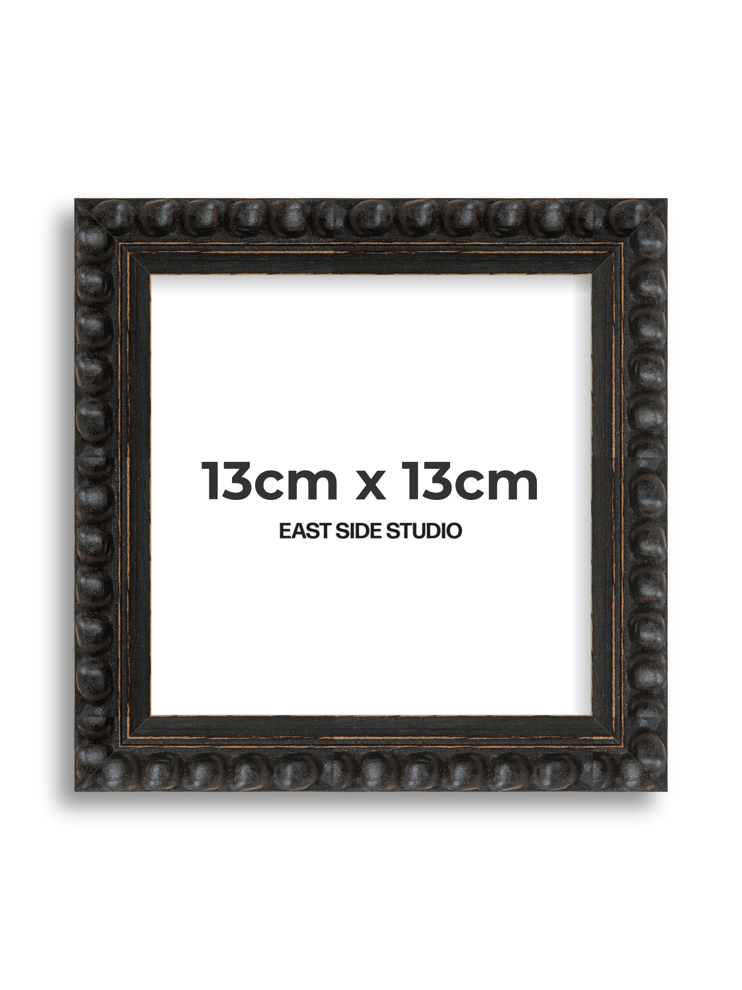 Black Bobbin 13cm x 13cm picture frame