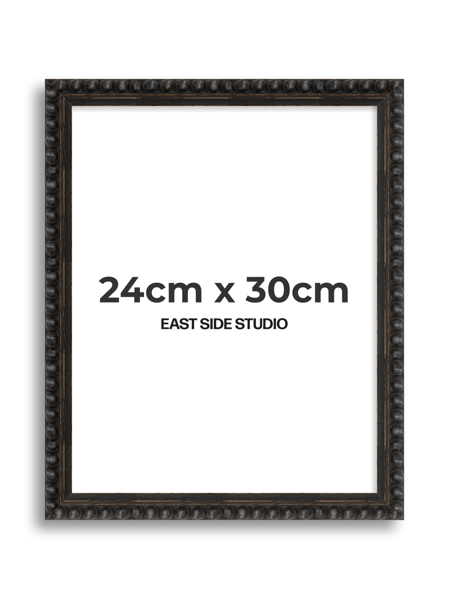 Black Bobbin 24cm x 30cm picture frame