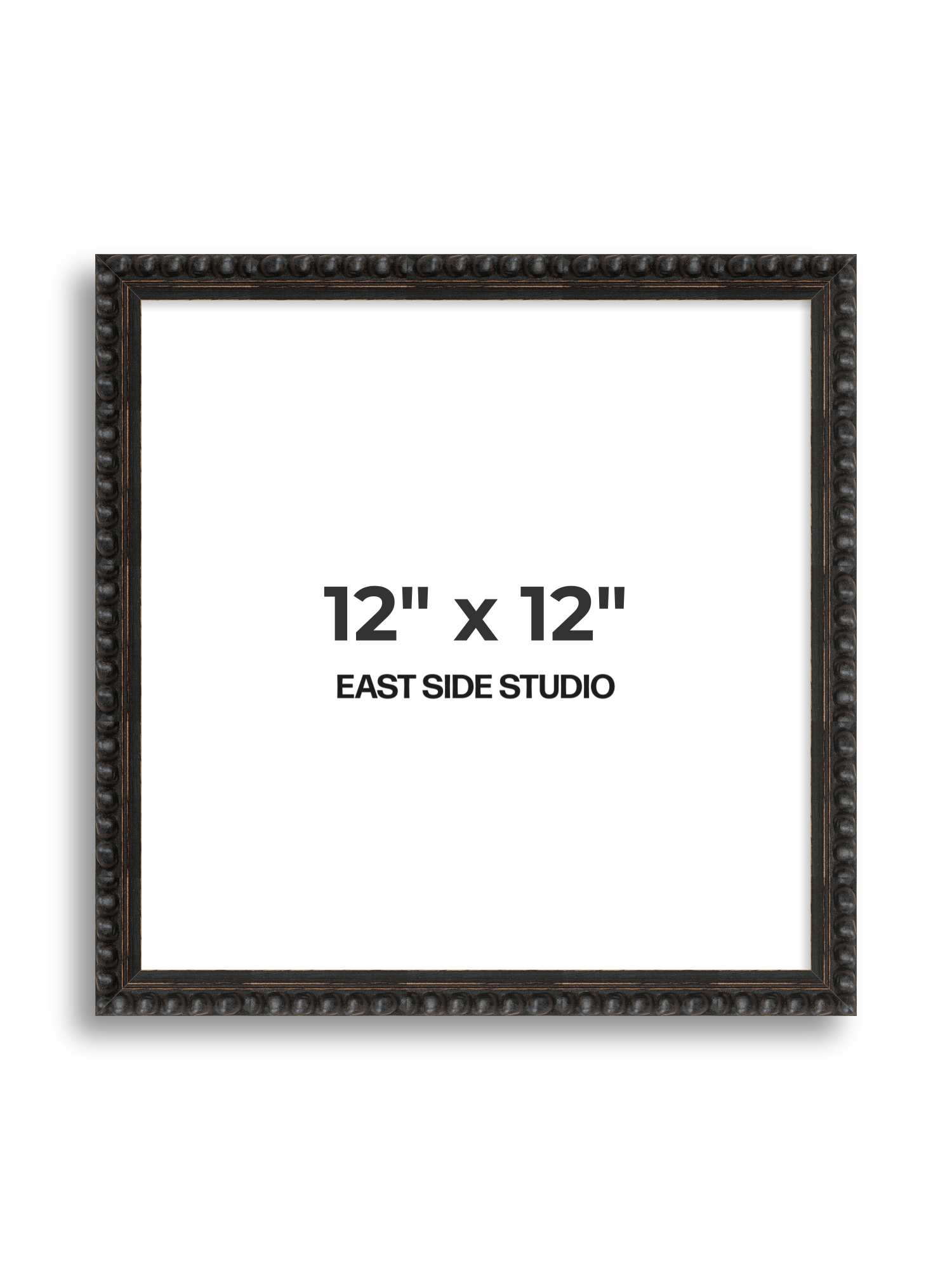 Black Bobbin 12" x 12" picture frame
