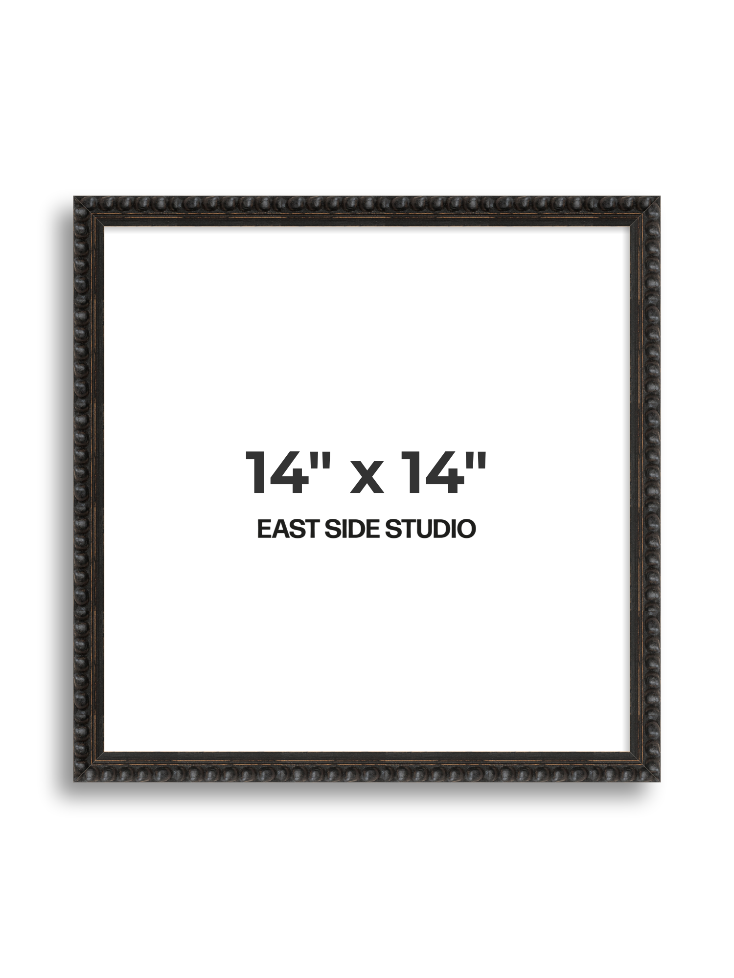 Black Bobbin 14" x 14" picture frame
