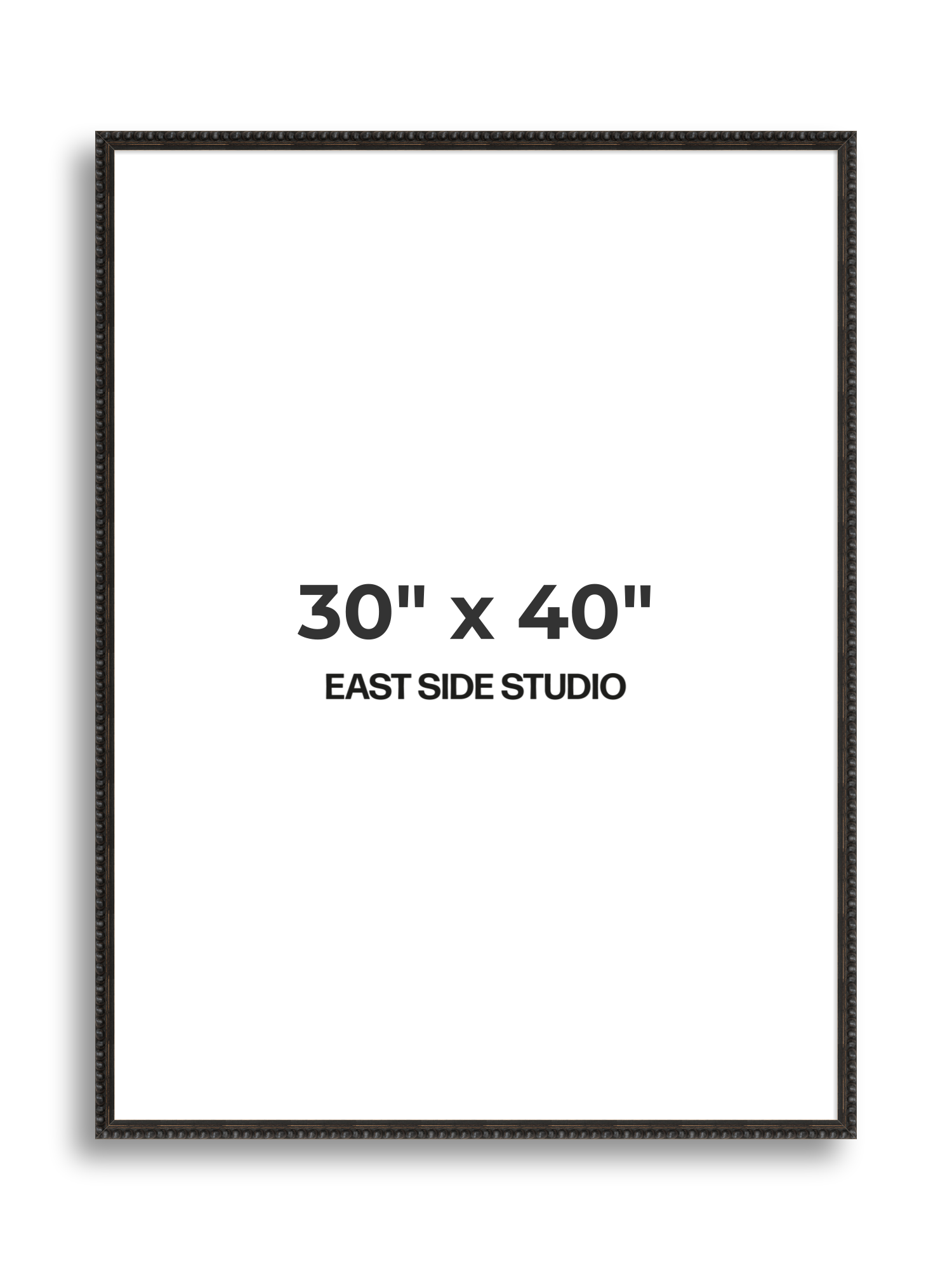 Black Bobbin 30" x 40" picture frame