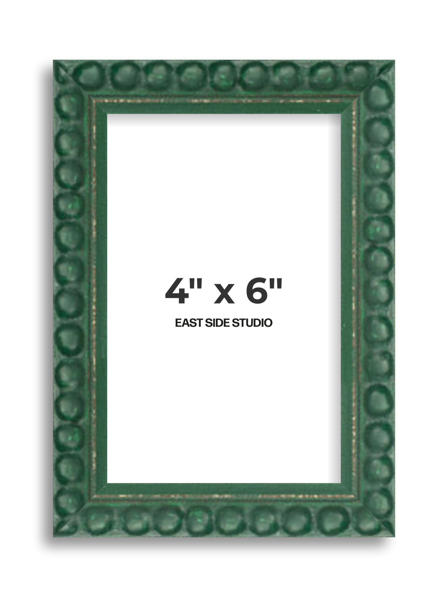 Dark Green Bobbin 4" x 6" picture frame