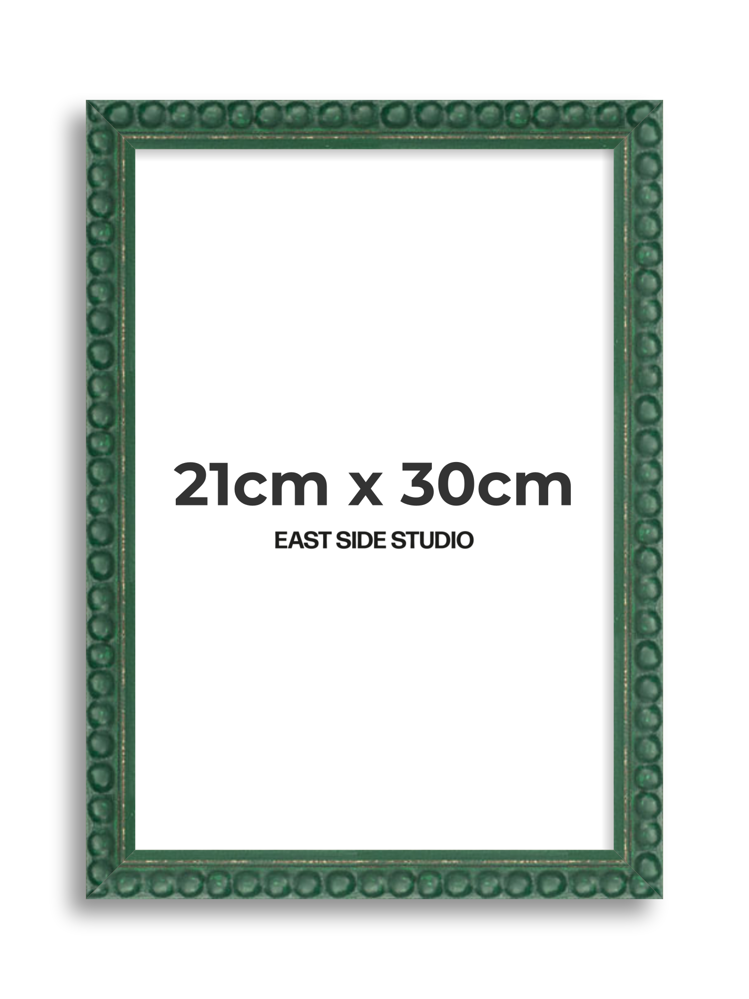 Dark Green Bobbin 21cm x 30cm picture frame