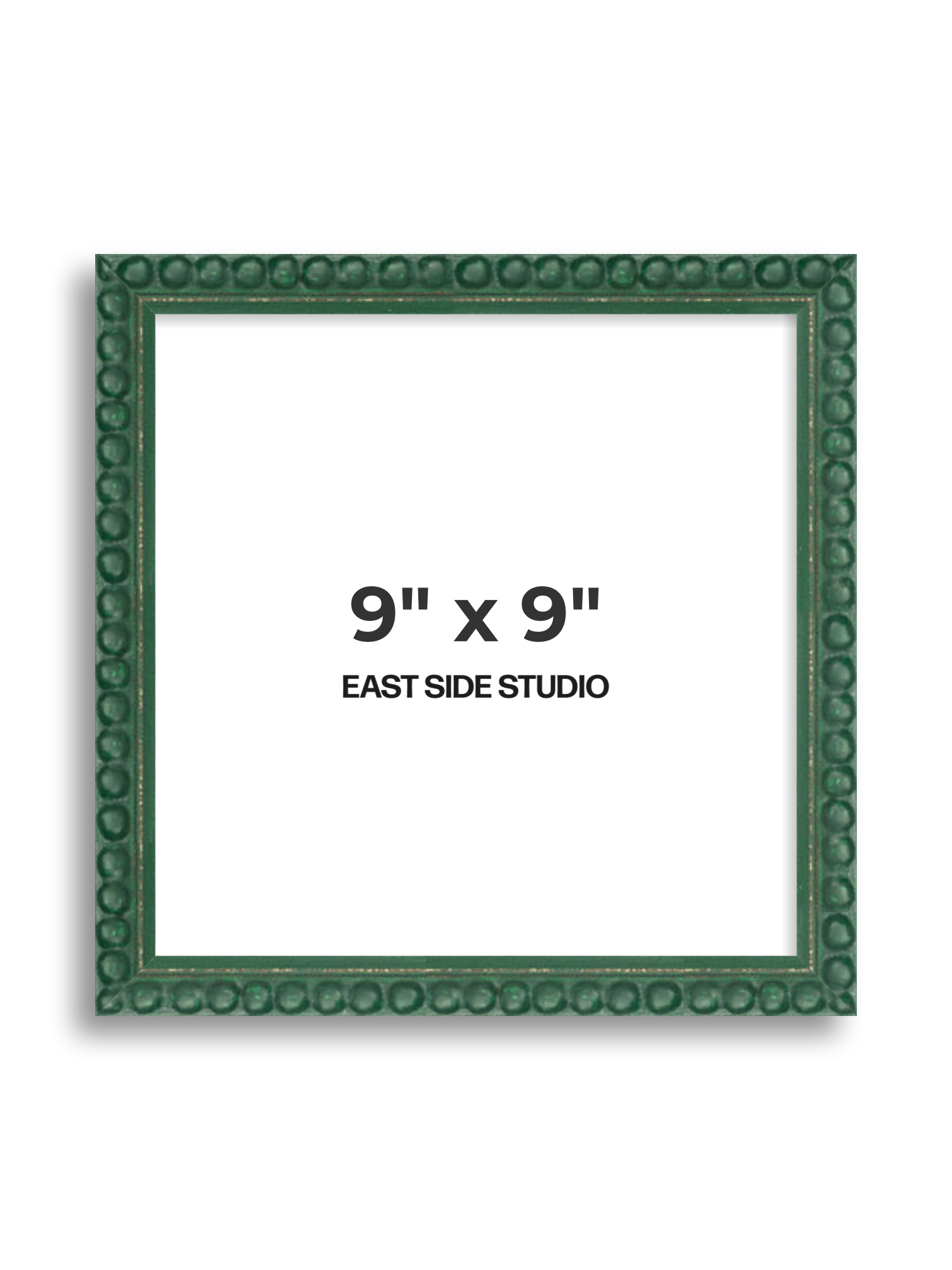 Dark Green Bobbin 9" x 9" picture frame