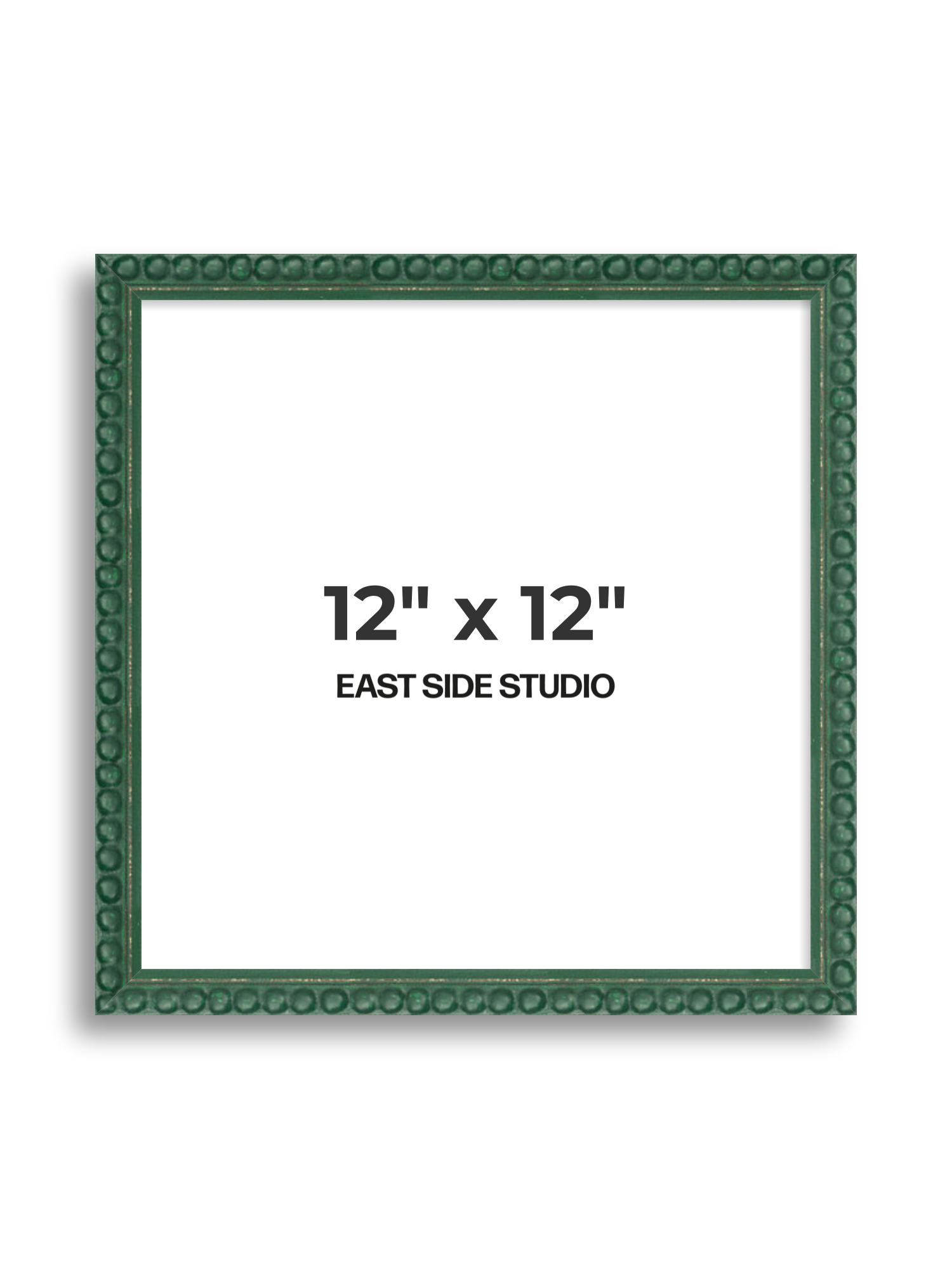 Dark Green Bobbin 12" x 12" picture frame