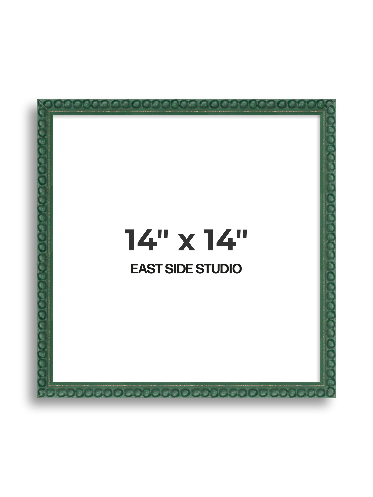Dark Green Bobbin 14" x 14" picture frame