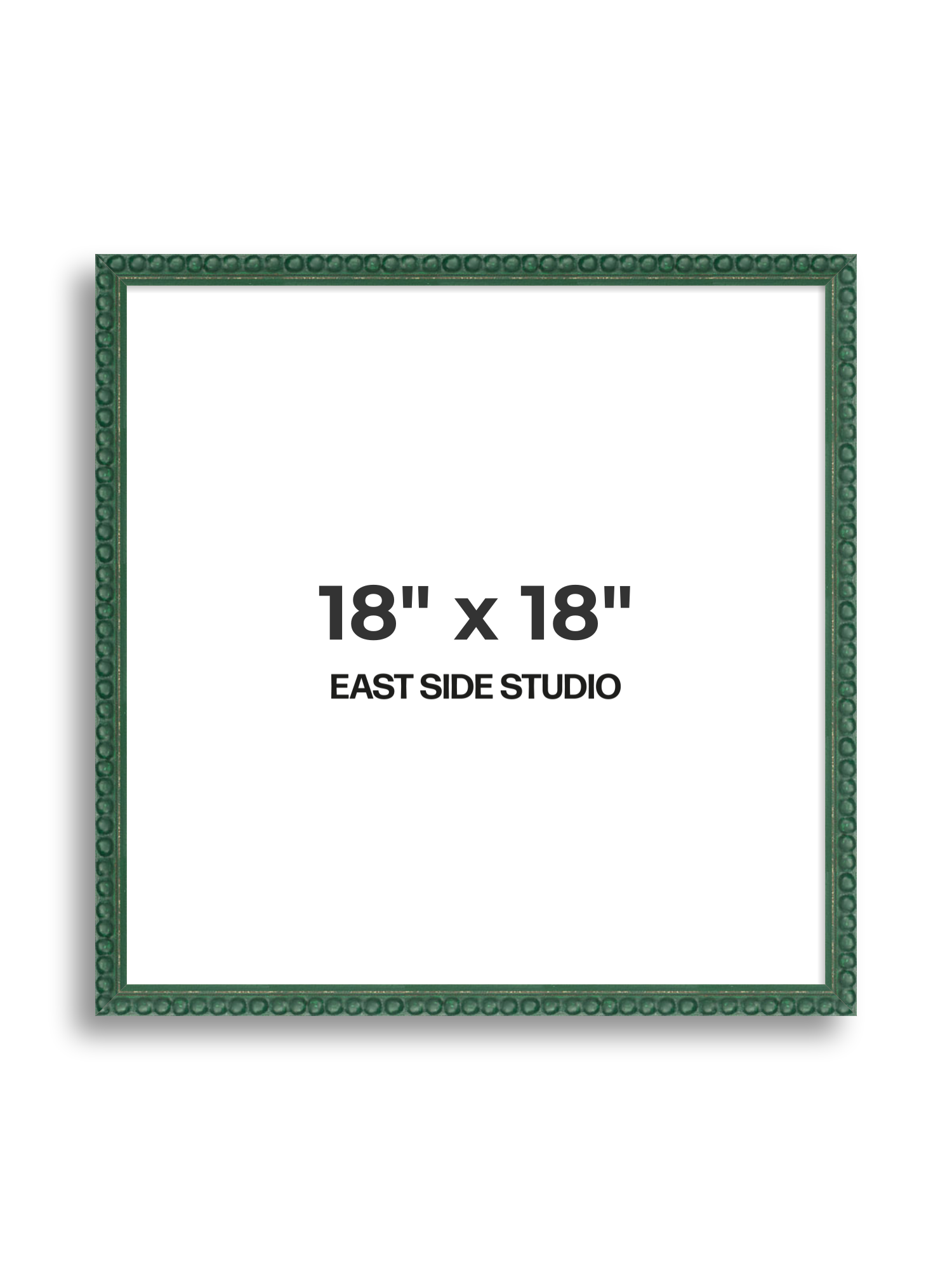Dark Green Bobbin 18" x 18" picture frame