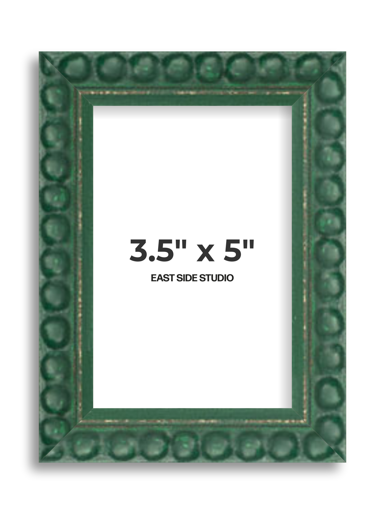 Dark Green Bobbin 3.5" x 5" picture frame