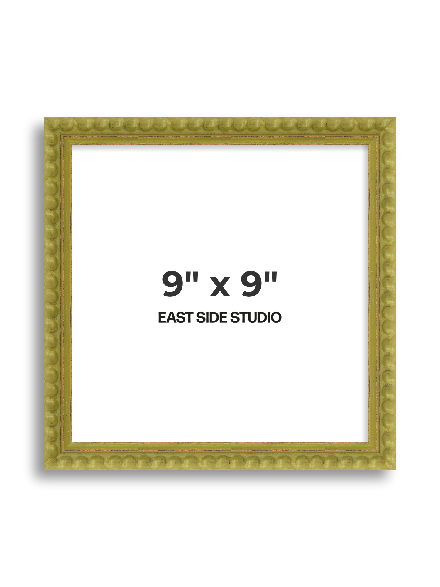 Olive Bobbin 9" x 9" picture frame