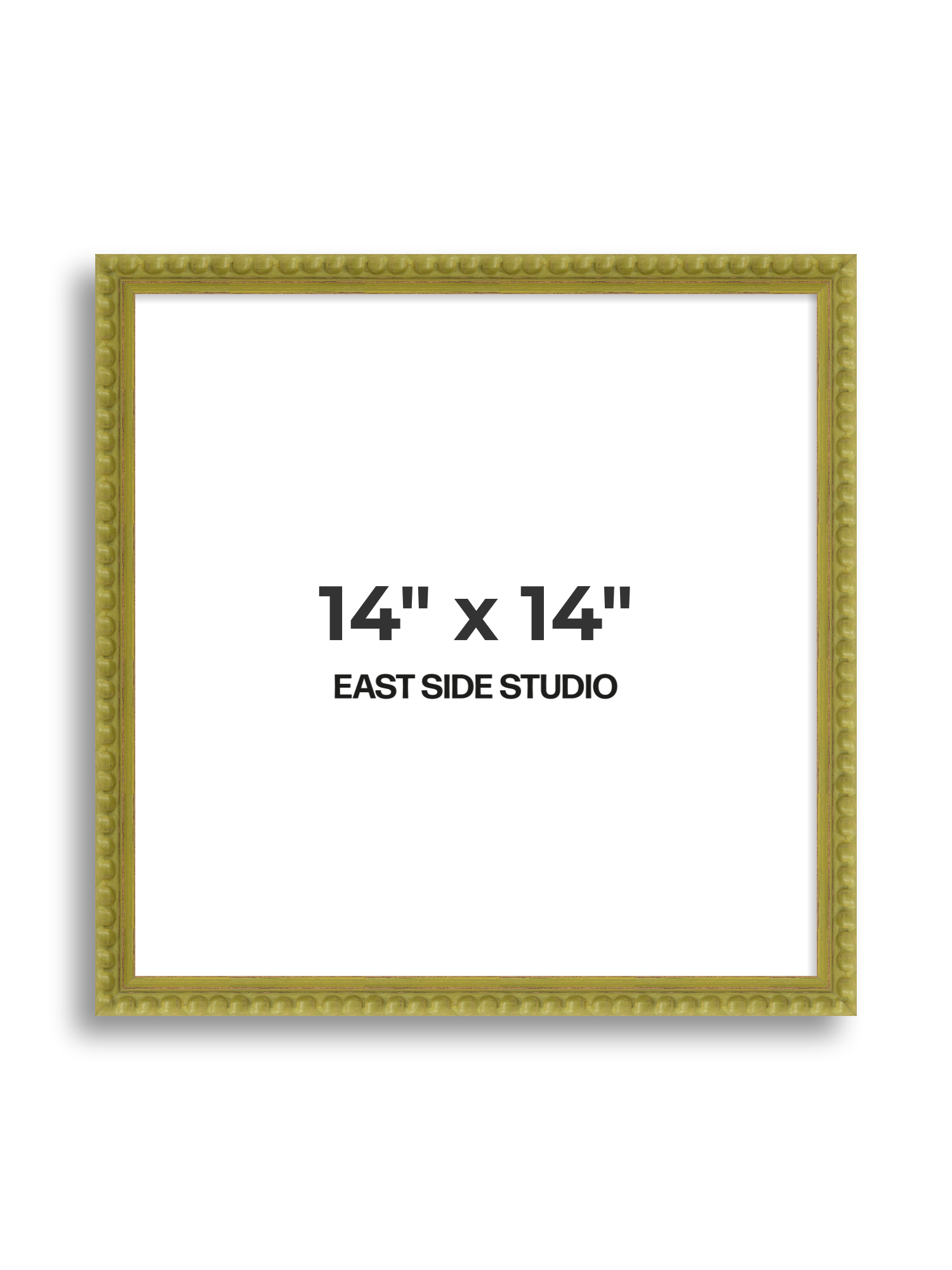 Olive Bobbin 14" x 14" picture frame