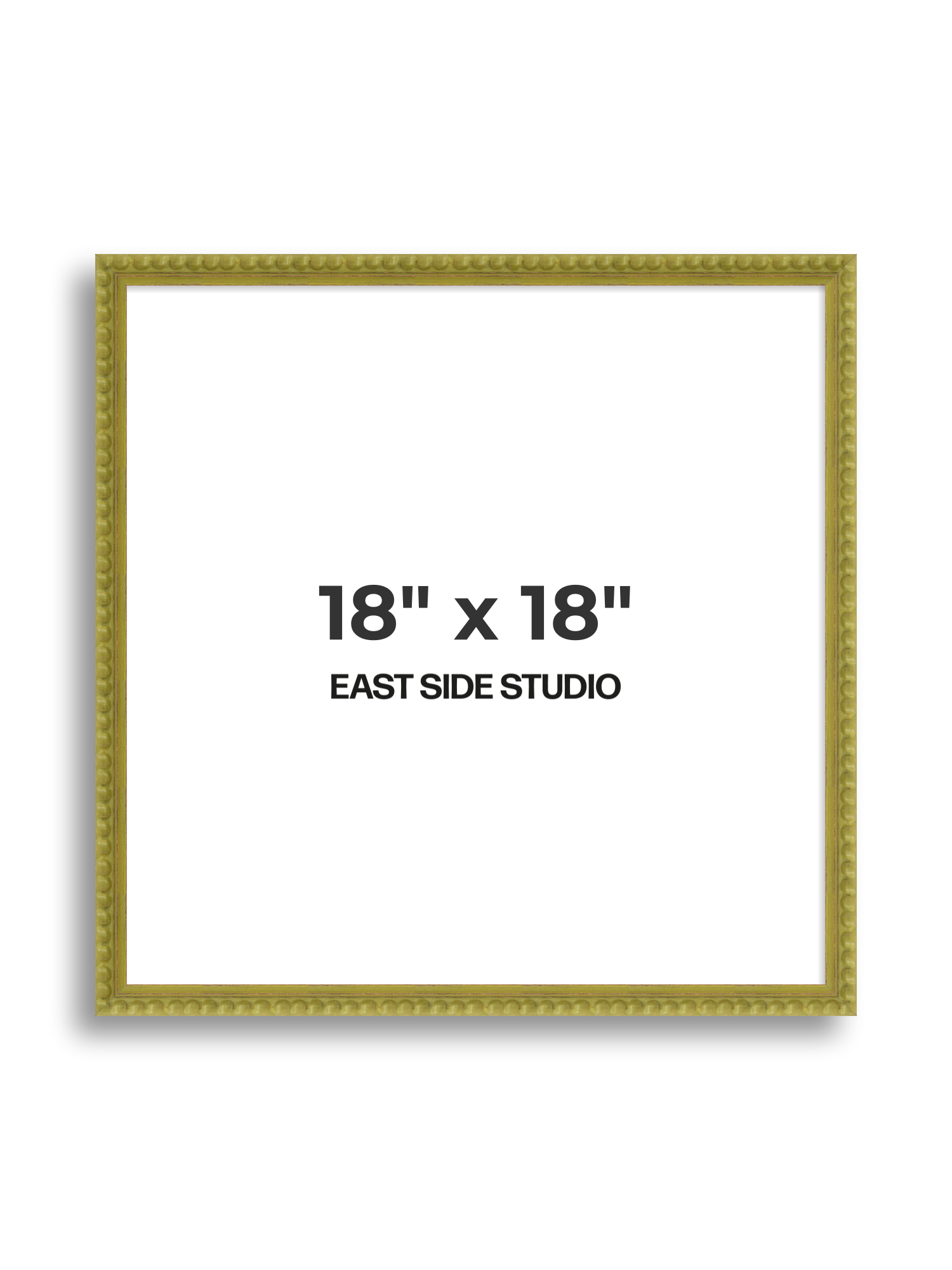 Olive Bobbin 18" x 18" picture frame