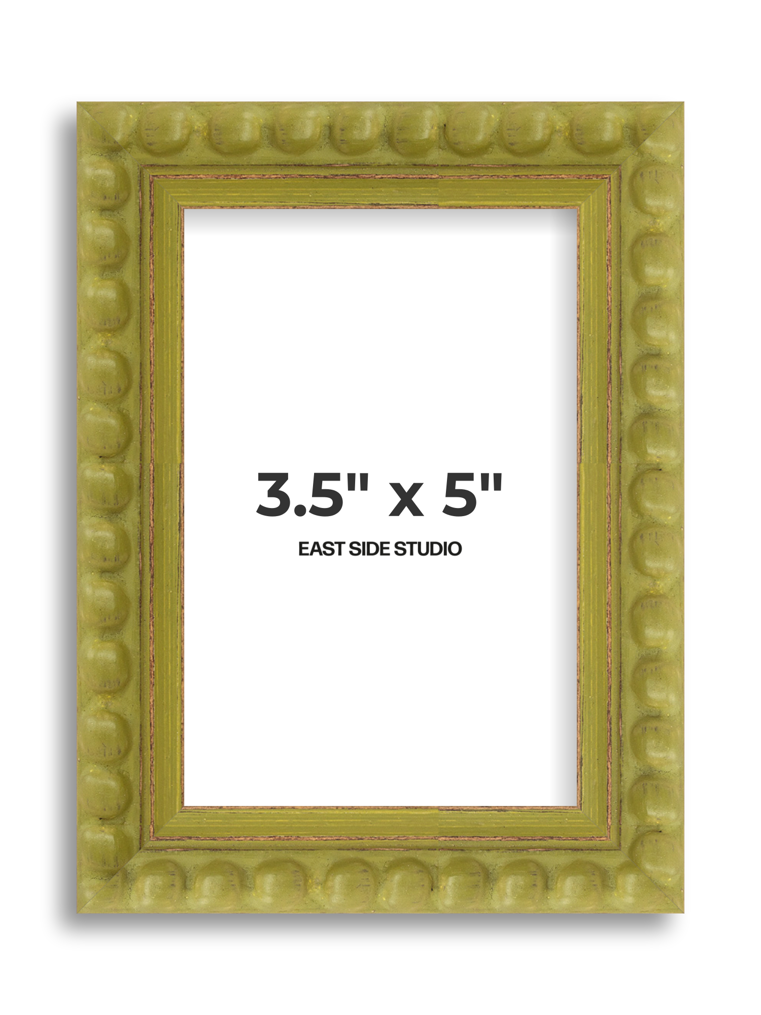 Olive Bobbin 3.5" x 5" picture frame