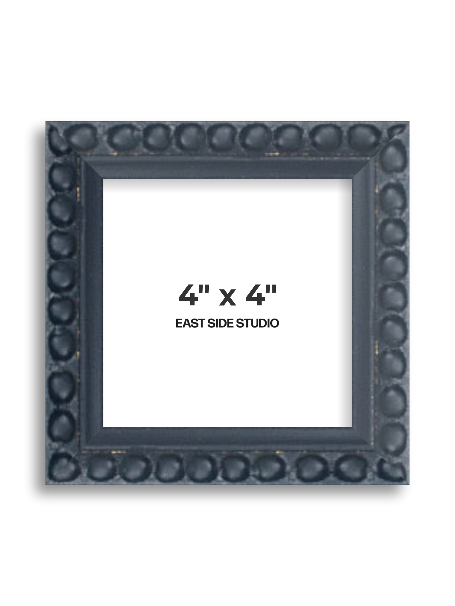 Midnight Blue Bobbin 4" x 4" picture frame