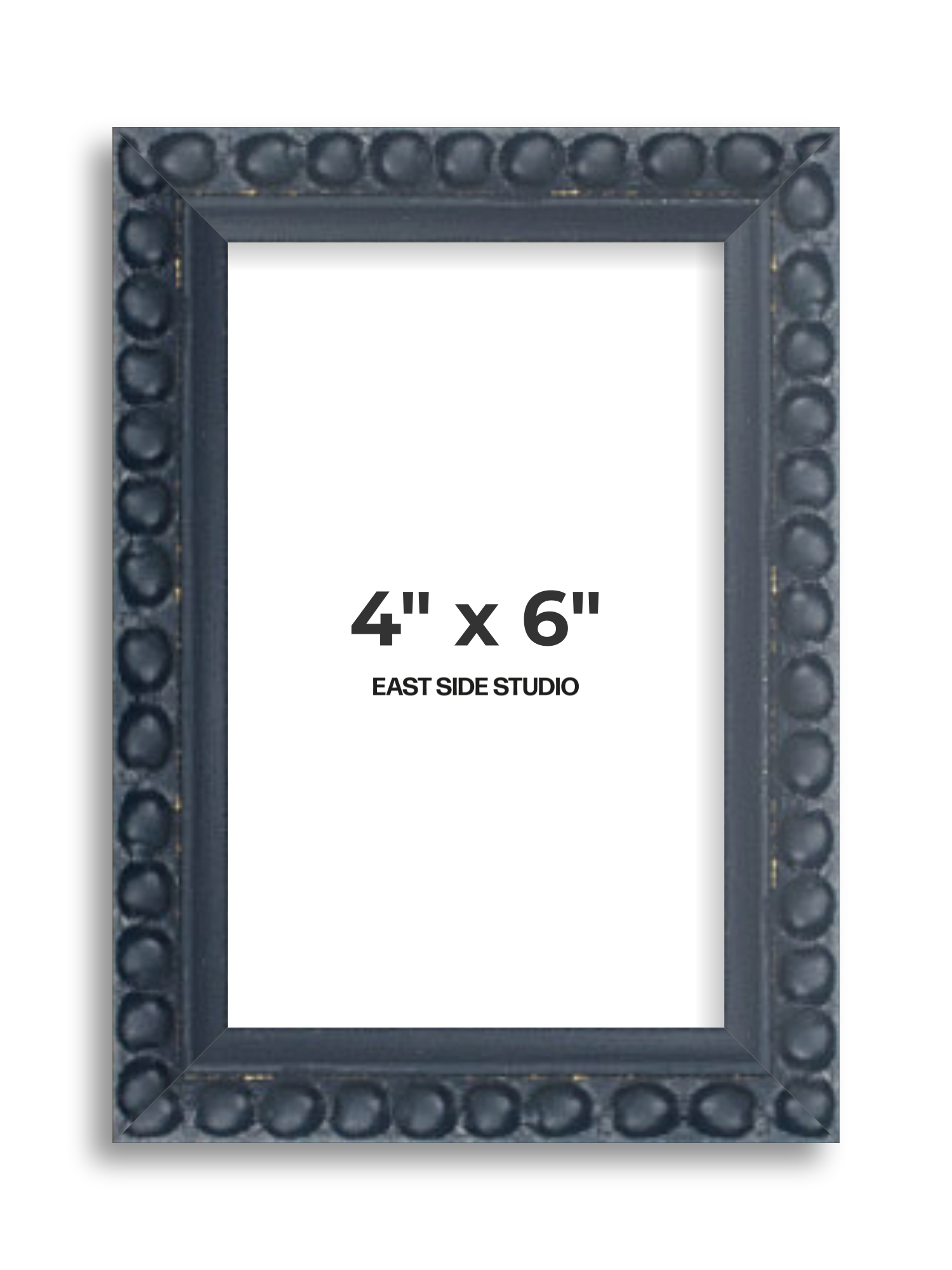 Midnight Blue Bobbin 4" x 6" picture frame