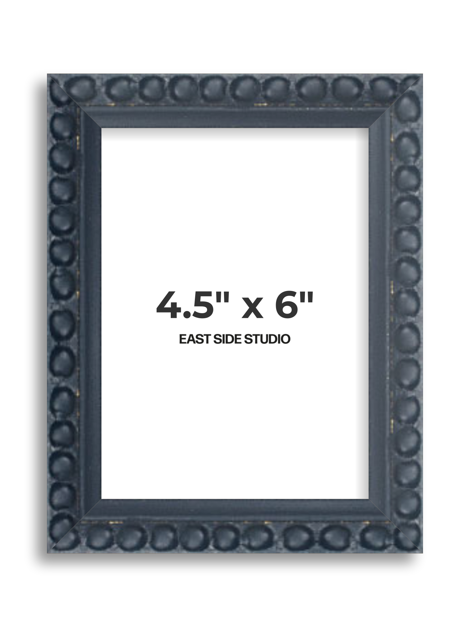 Midnight Blue Bobbin 4.5" x 6" picture frame