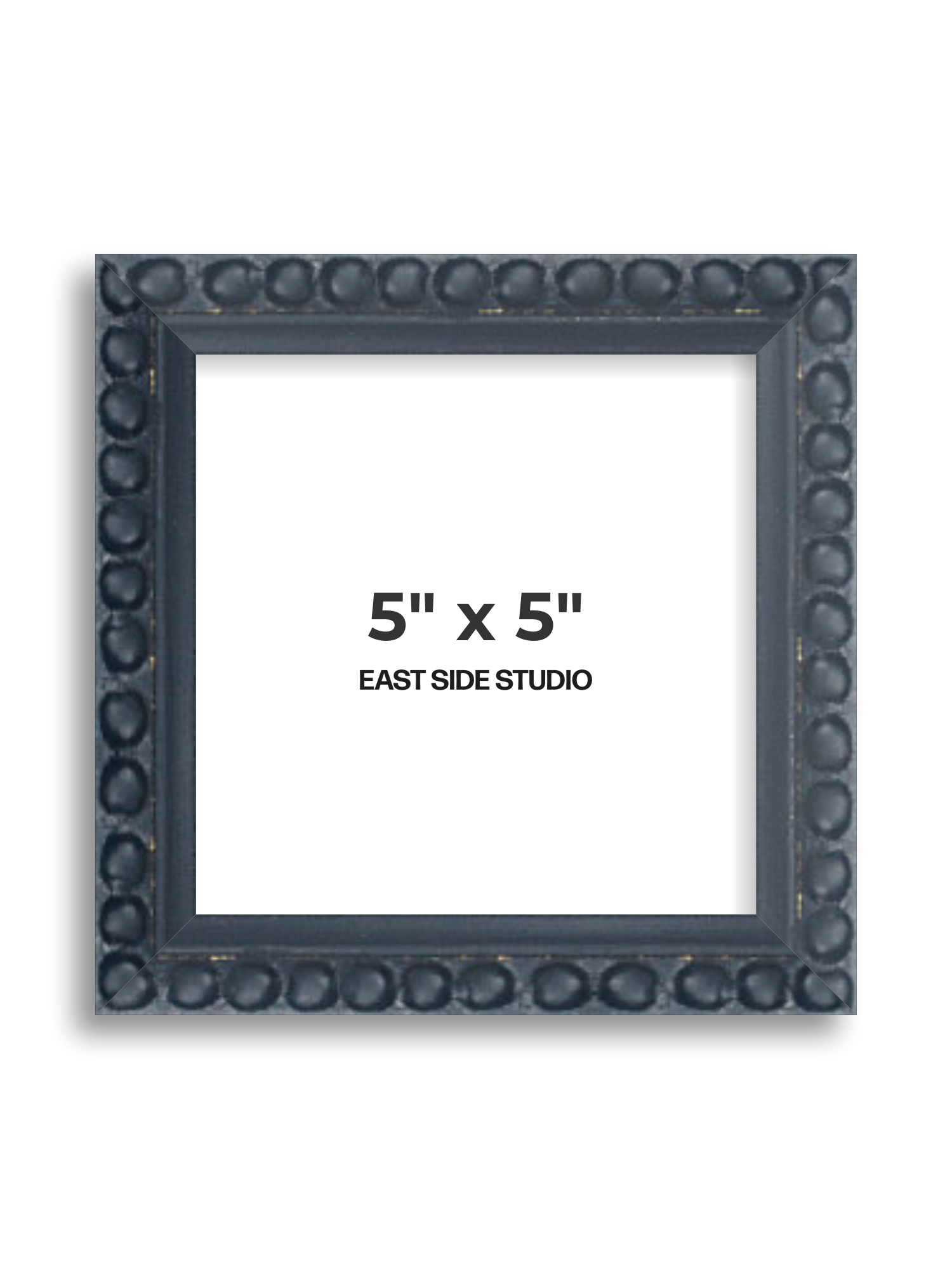Midnight Blue Bobbin 5" x 5" picture frame