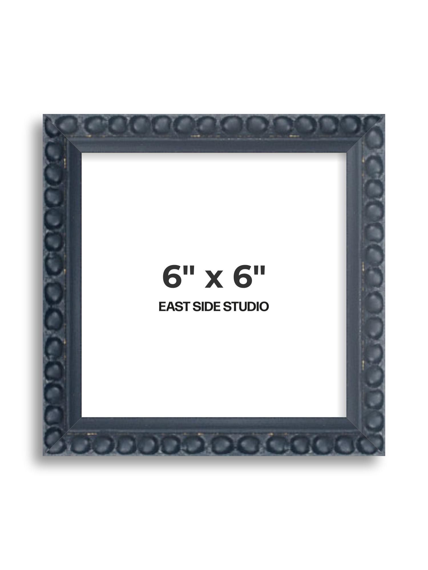 Midnight Blue Bobbin 6" x 6" picture frame
