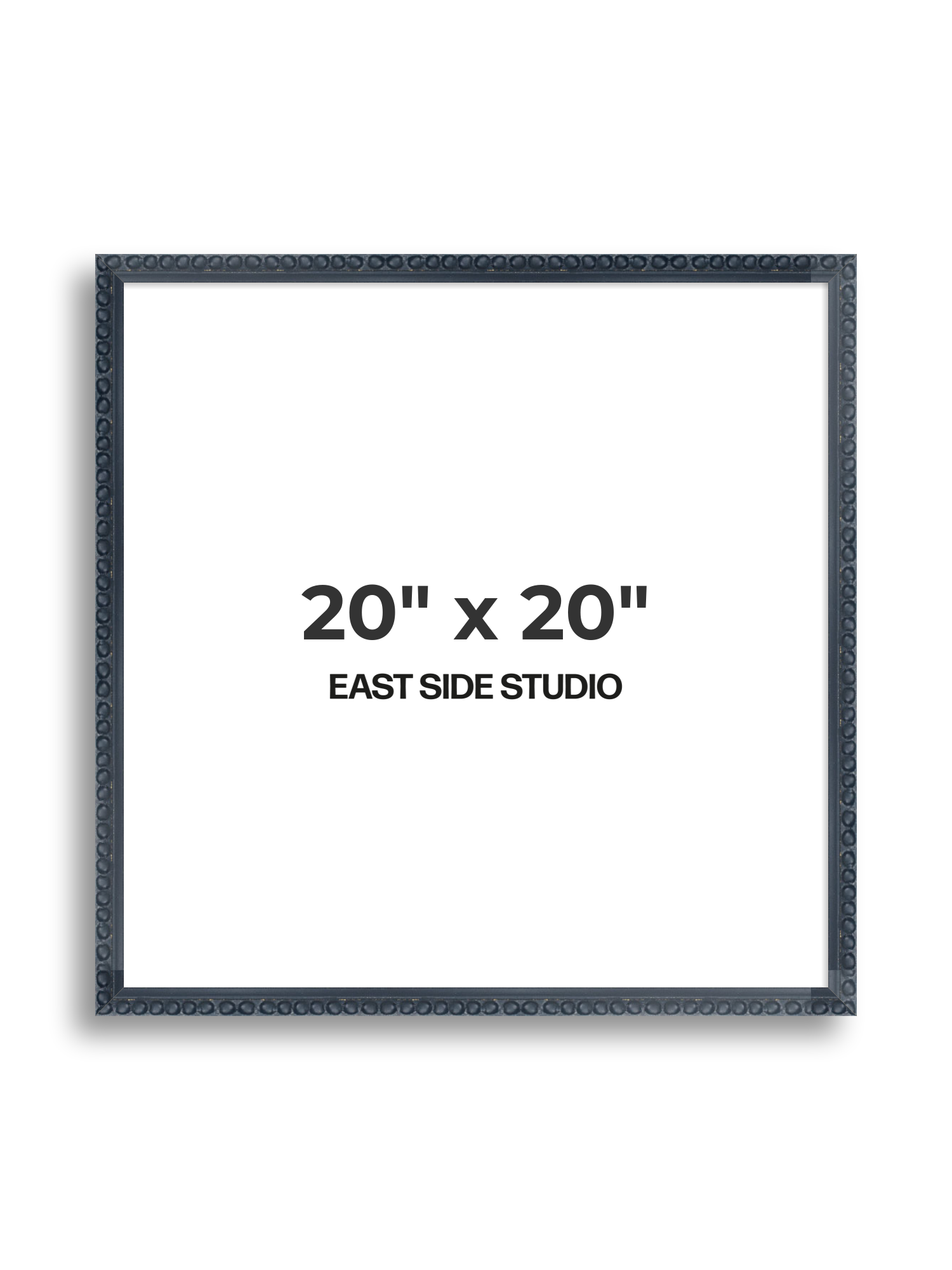 Midnight Blue Bobbin 20" x 20" picture frame