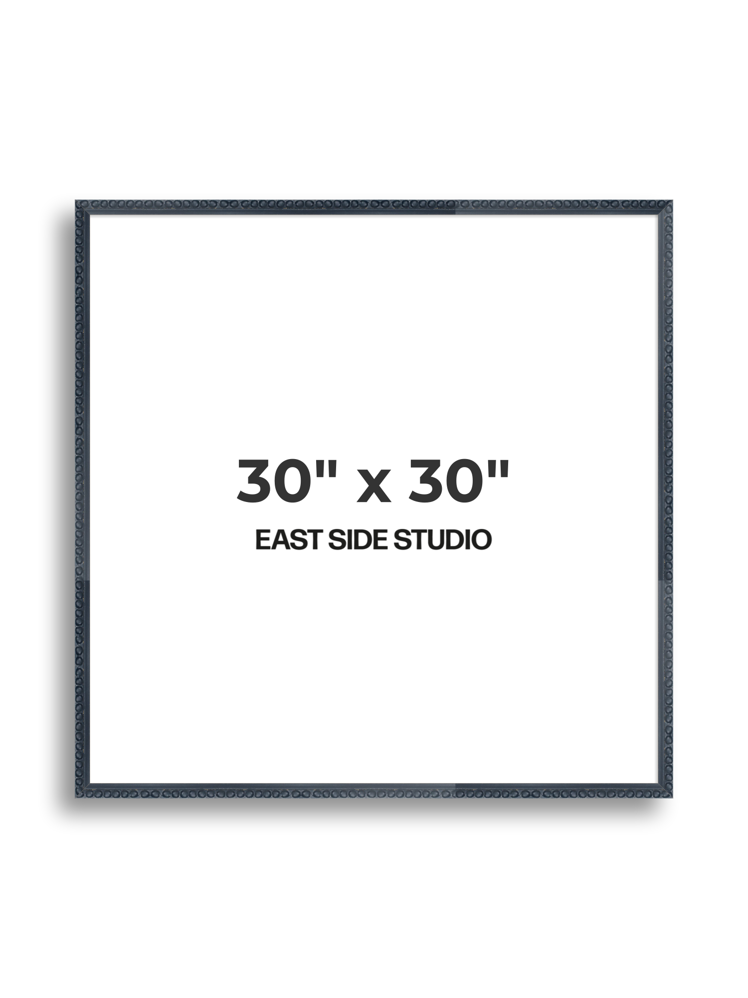 Midnight Blue Bobbin 30" x 30" picture frame