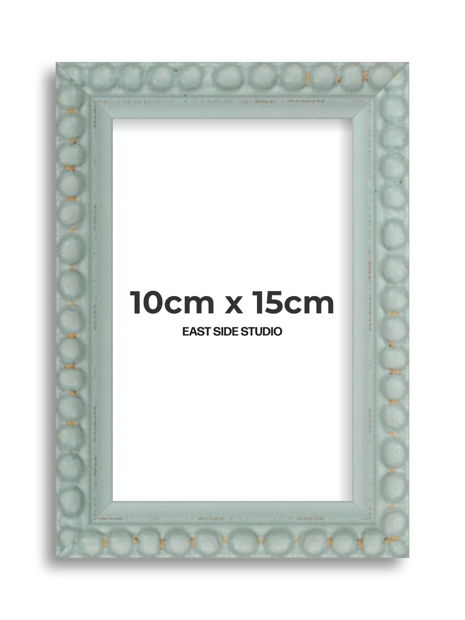 Sea Foam Grey Bobbin 10cm x 15cm picture frame
