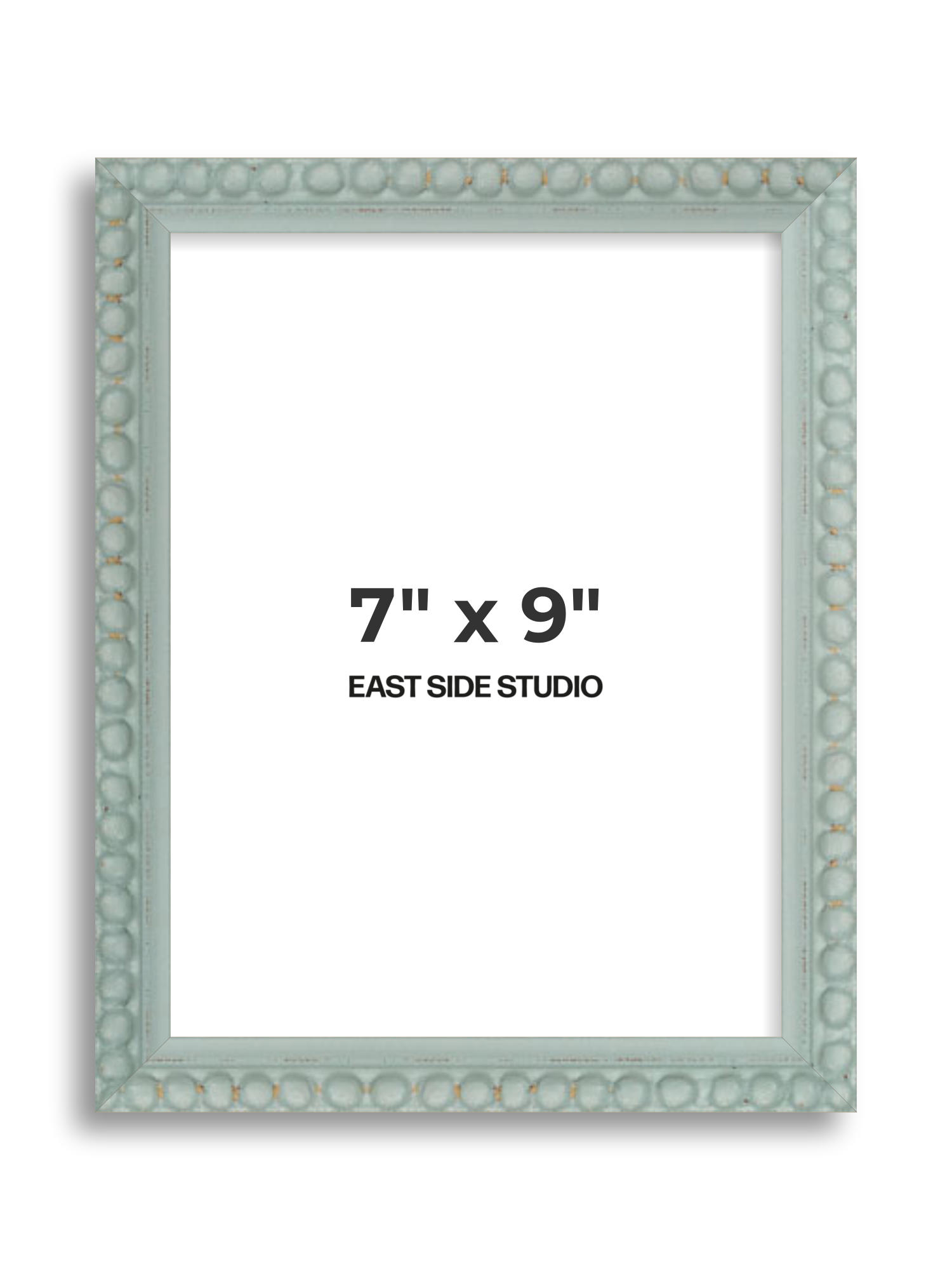 Sea Foam Grey Bobbin 7" x 9" picture frame
