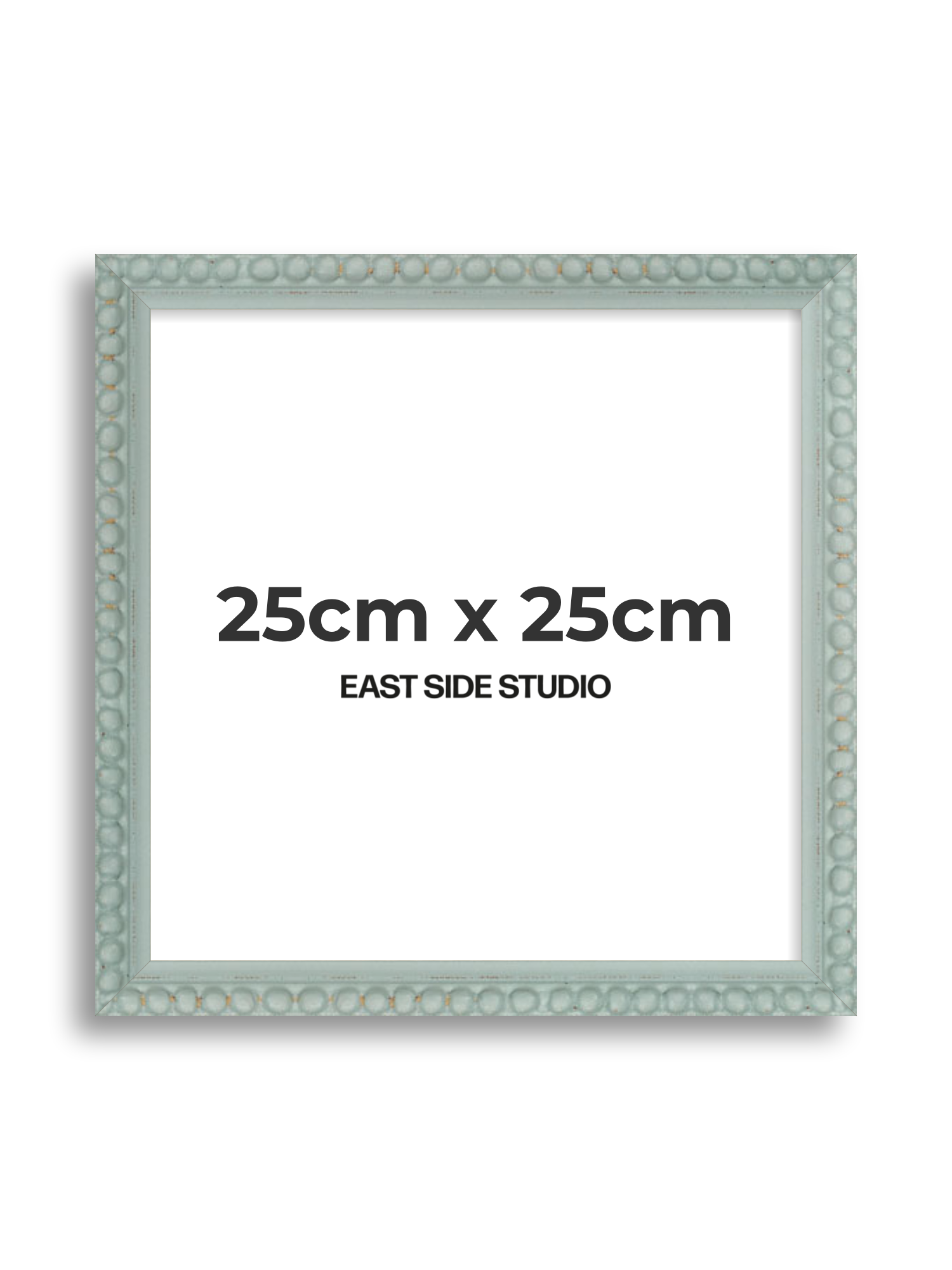 Sea Foam Grey Bobbin 25cm x 25cm picture frame