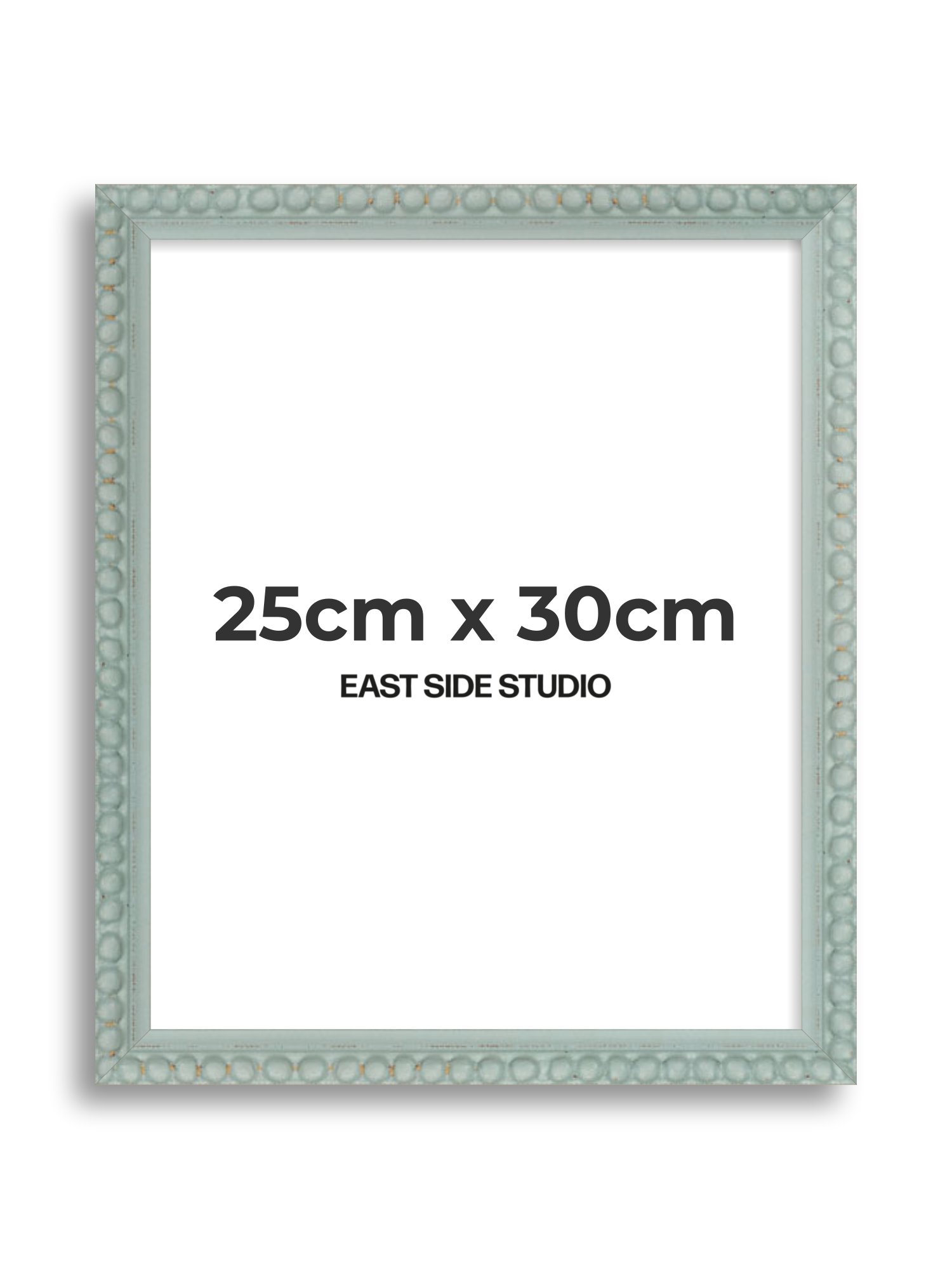 Sea Foam Grey Bobbin 25cm x 30cm picture frame