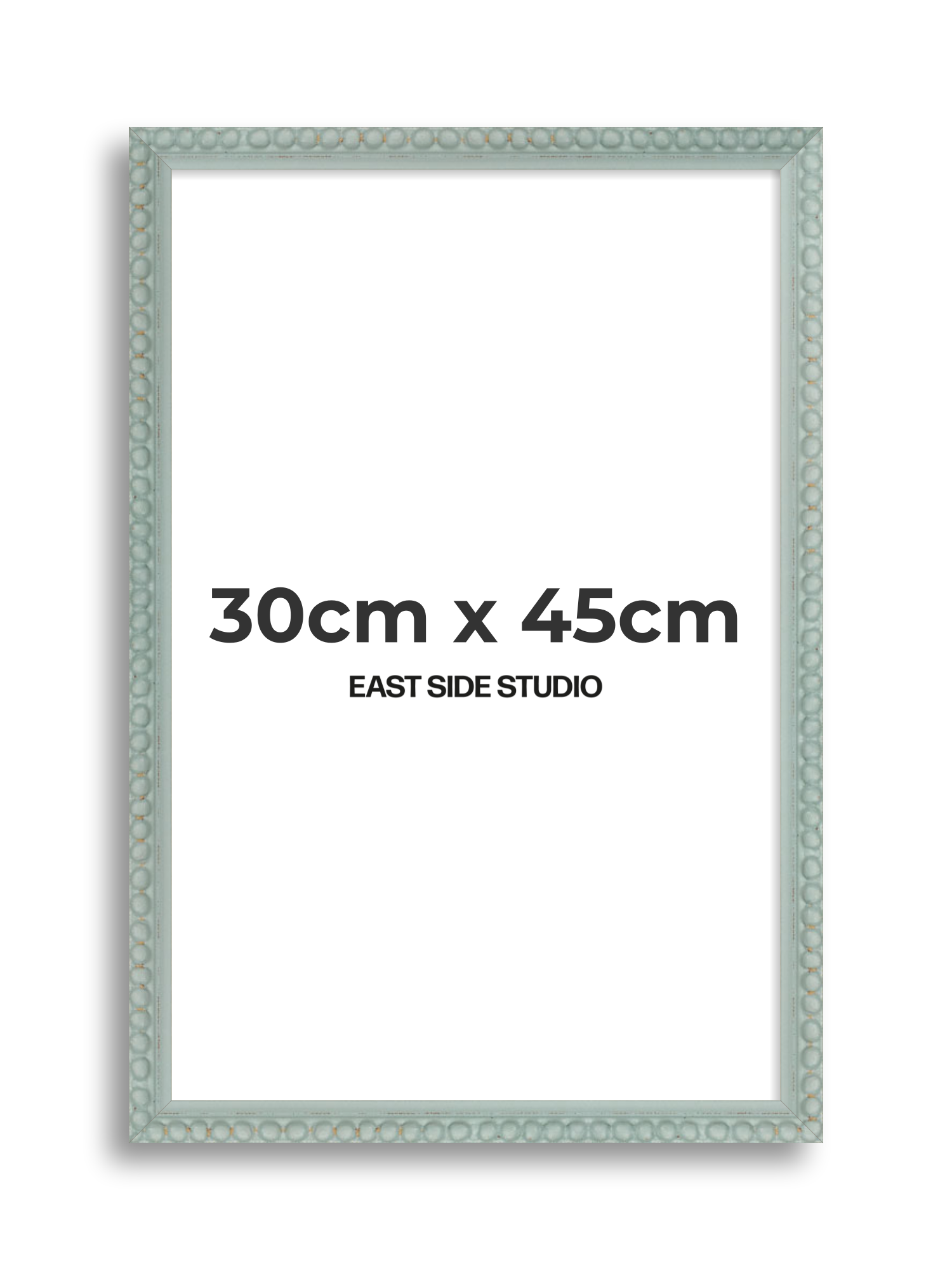 Sea Foam Grey Bobbin 30cm x 45cm picture frame