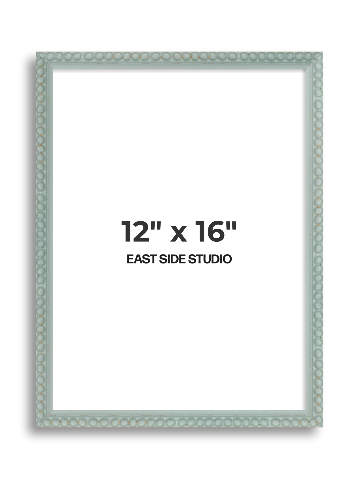 Sea Foam Grey Bobbin 12" x 16" picture frame