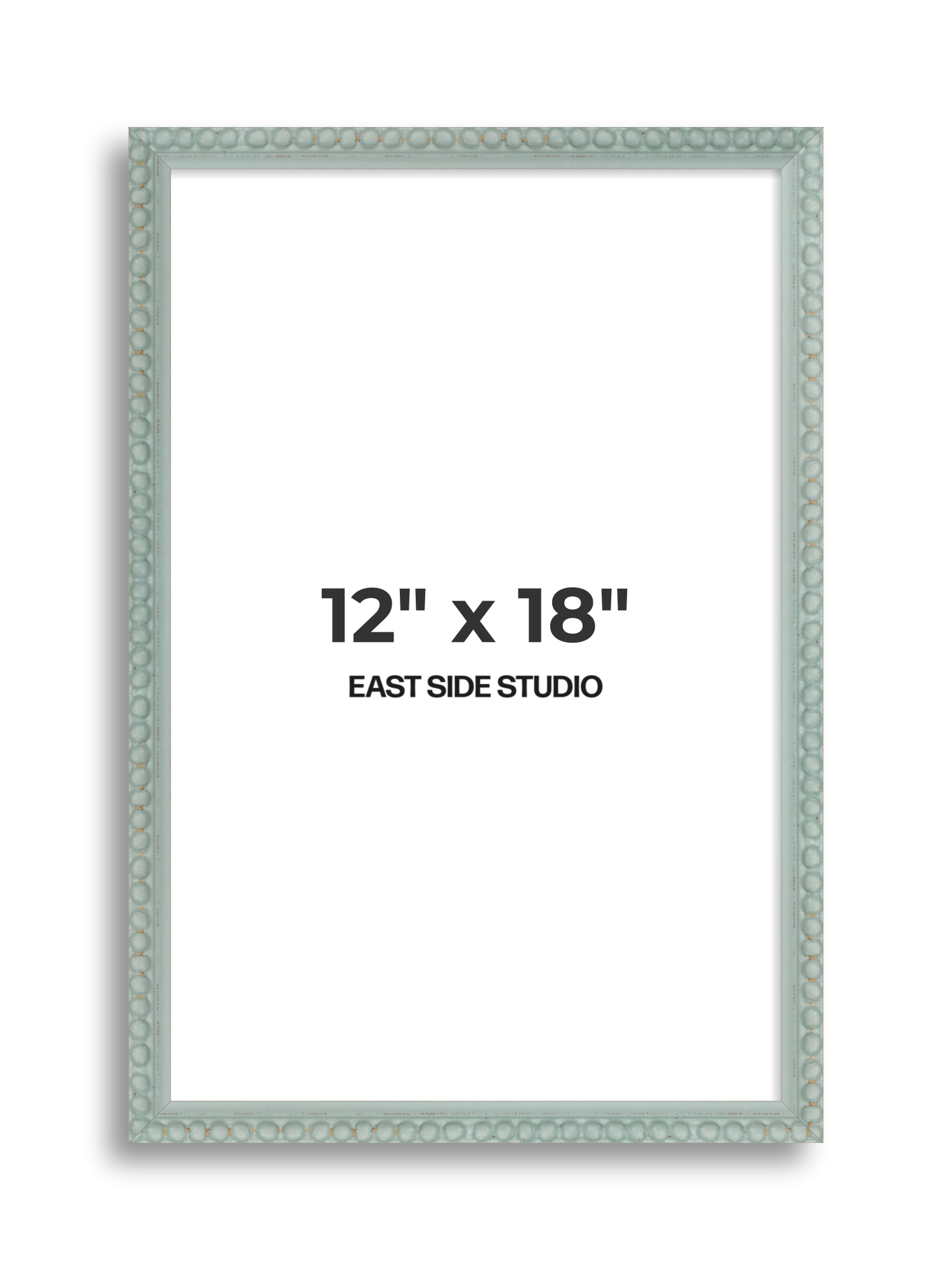 Sea Foam Grey Bobbin 12" x 18" picture frame