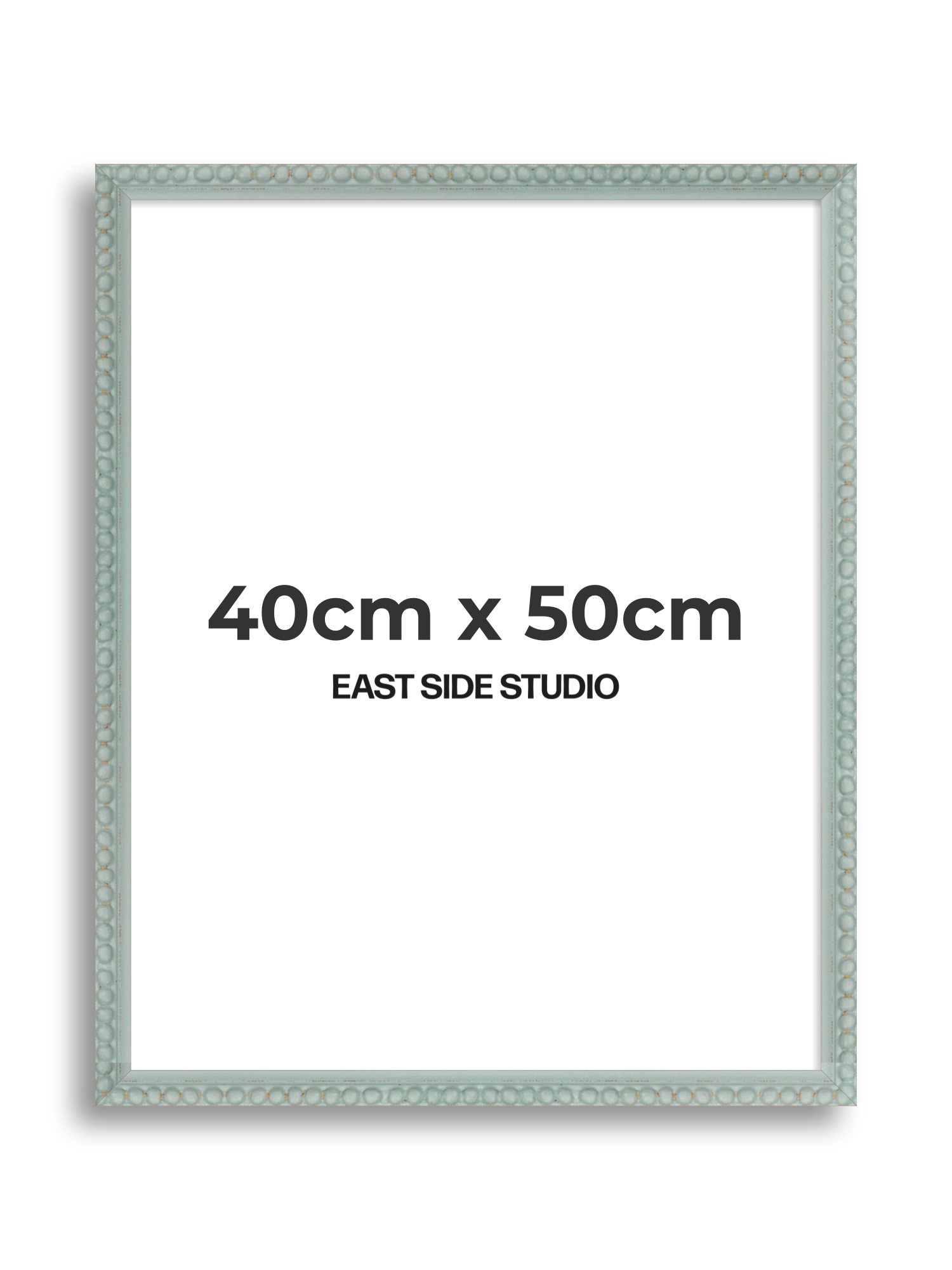 Sea Foam Grey Bobbin 40cm x 50cm picture frame