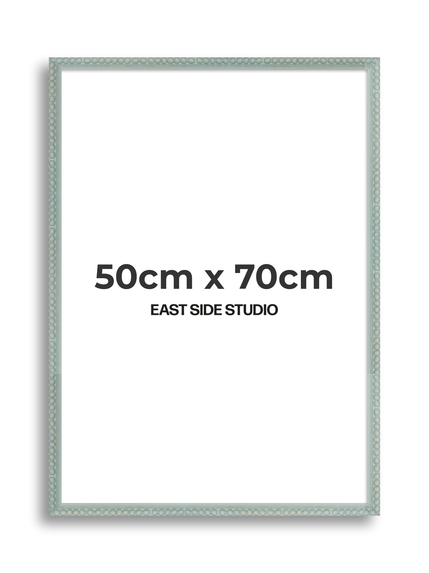 Sea Foam Grey Bobbin 50cm x 70cm picture frame