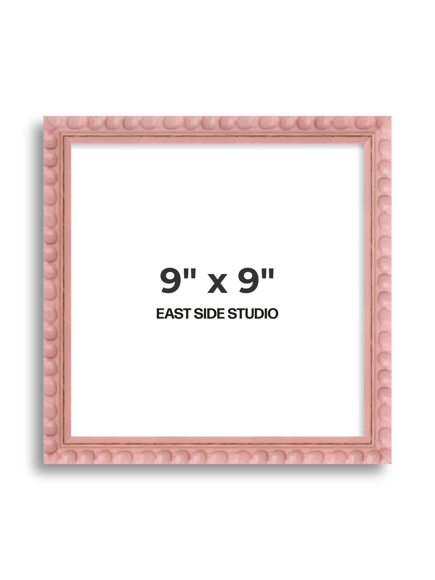 Pink Bobbin 9" x 9" picture frame