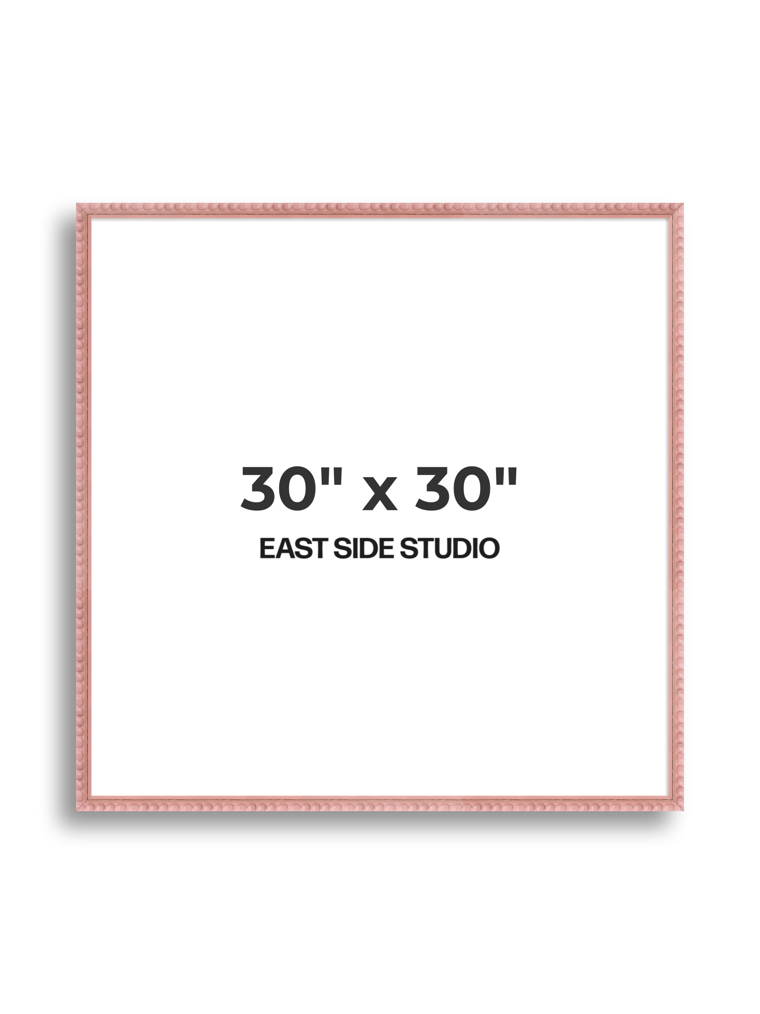 Pink Bobbin 30" x 30" picture frame