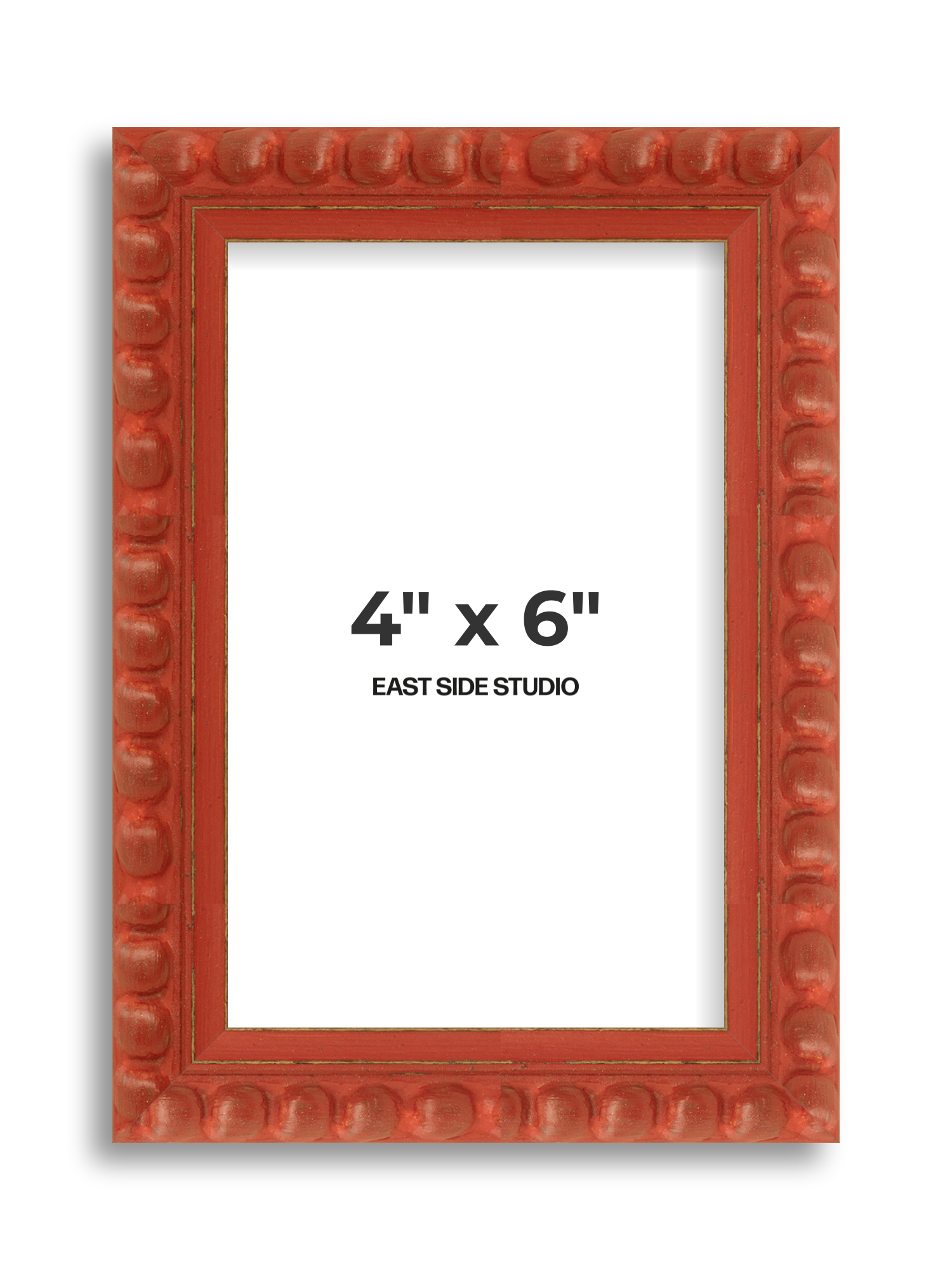 Brick Red Bobbin 4" x 6" picture frame