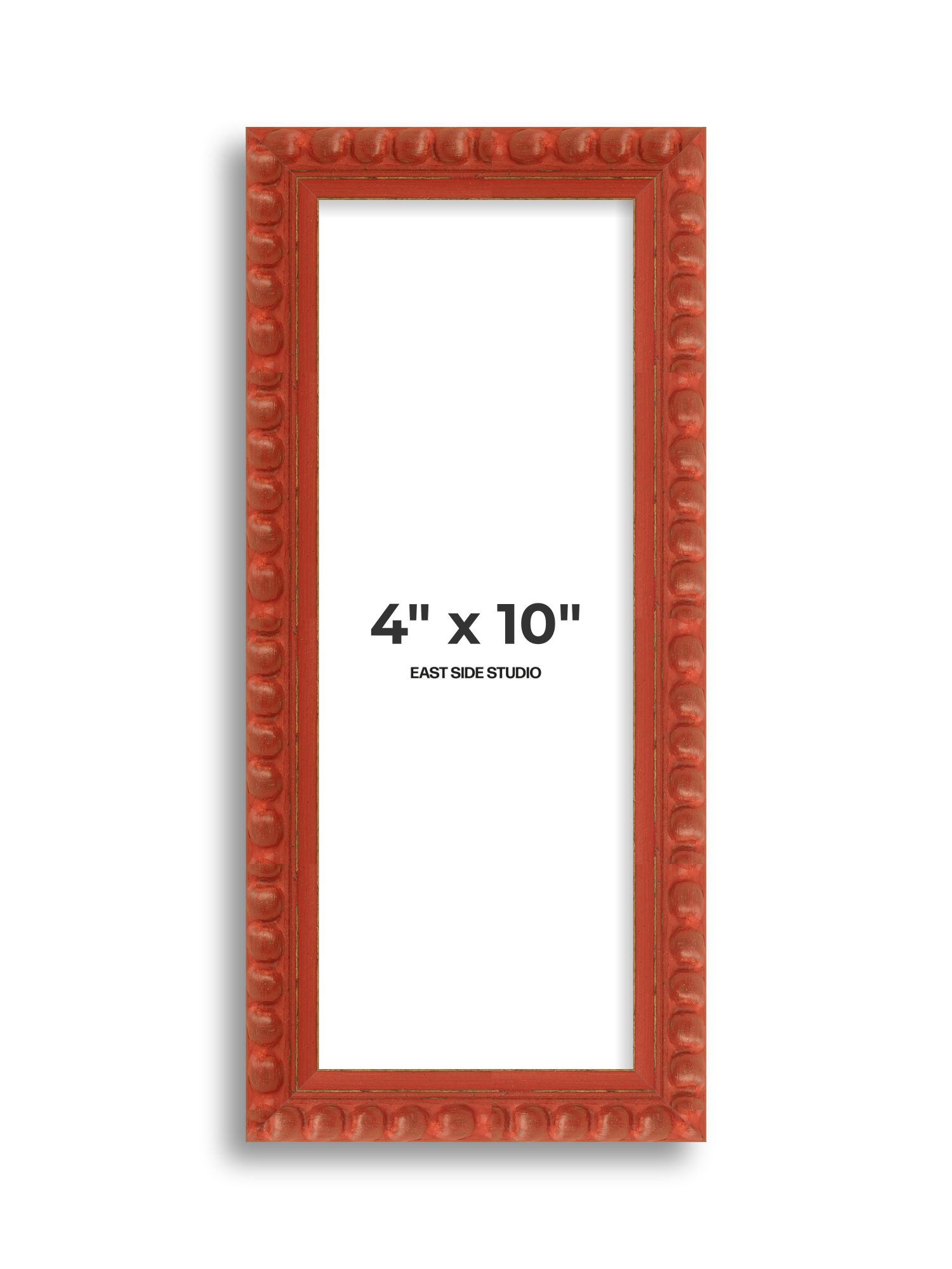 Brick Red Bobbin 4" x 10" picture frame