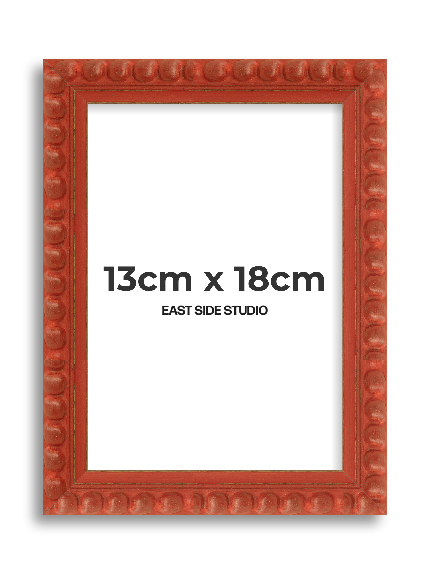 Brick Red Bobbin 13cm x 18cm picture frame