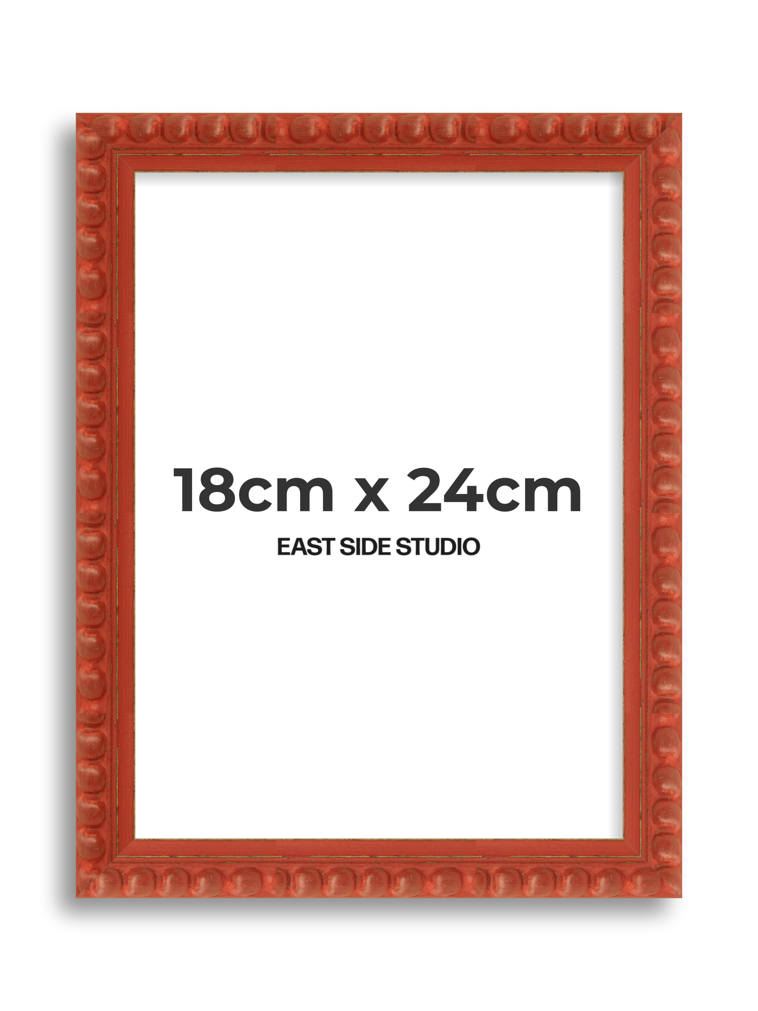 Brick Red Bobbin 18cm x 24cm picture frame