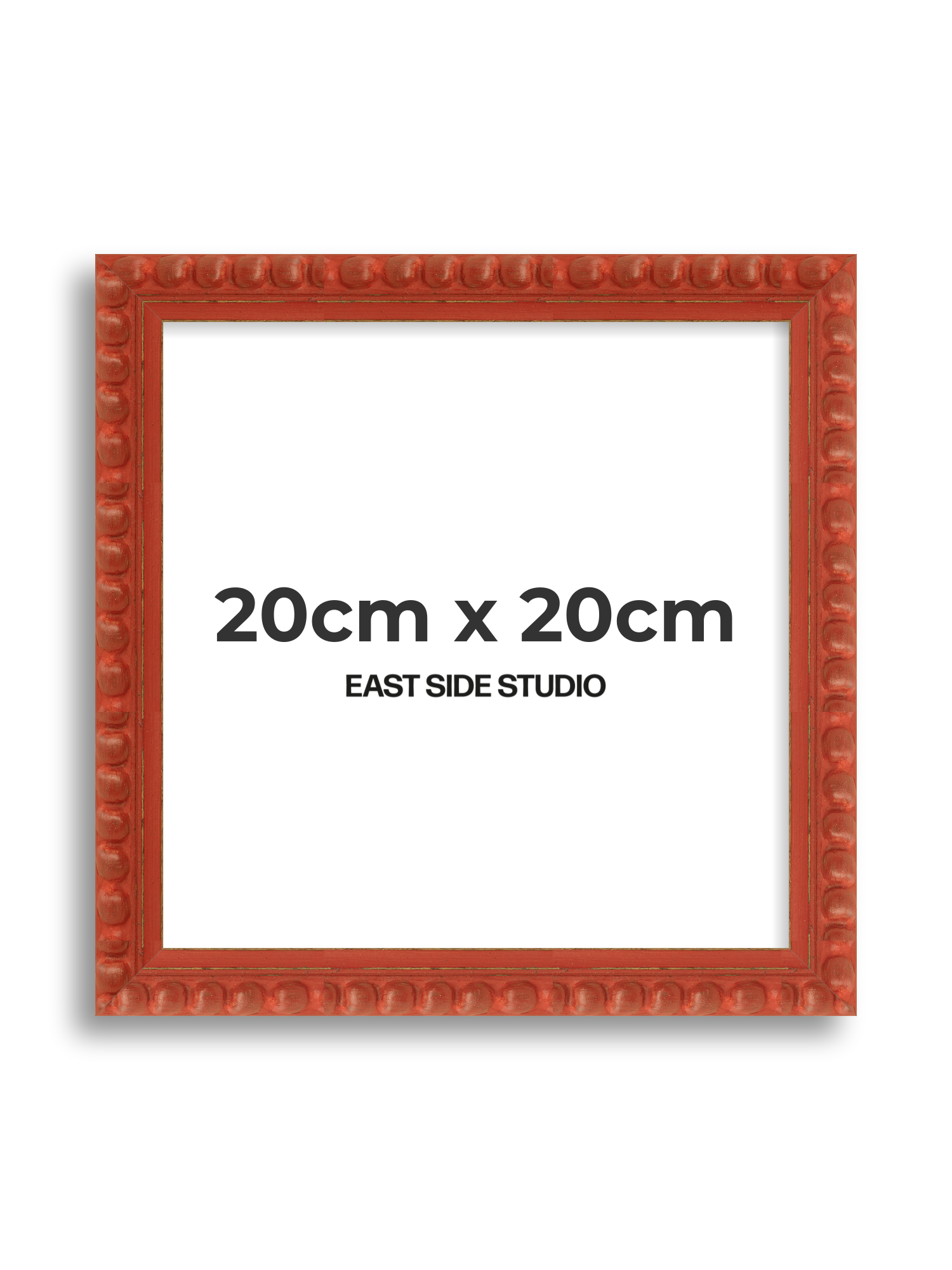 Brick Red Bobbin 20cm x 20cm picture frame