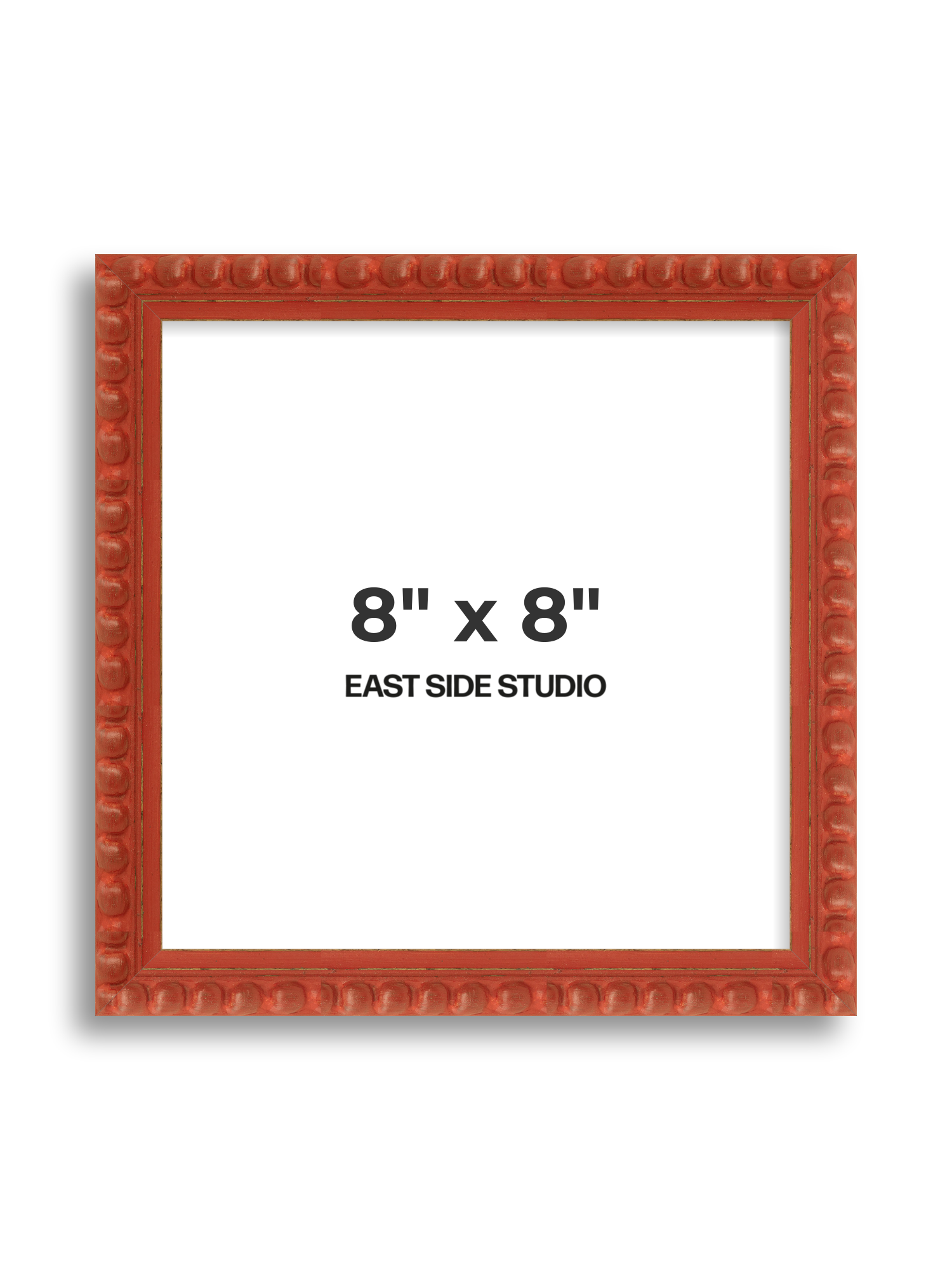 Brick Red Bobbin 8" x 8" picture frame