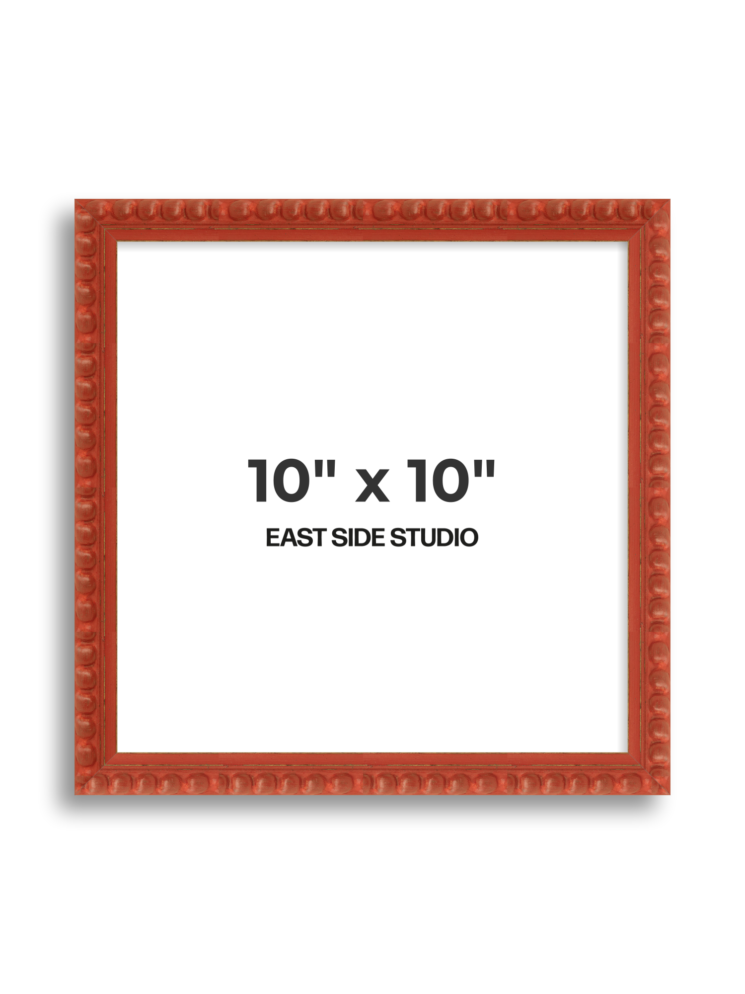 Brick Red Bobbin 10" x 10" picture frame