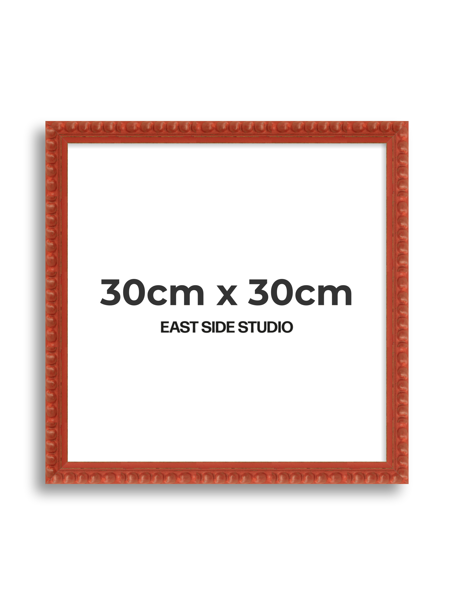 Brick Red Bobbin 30cm x 30cm picture frame