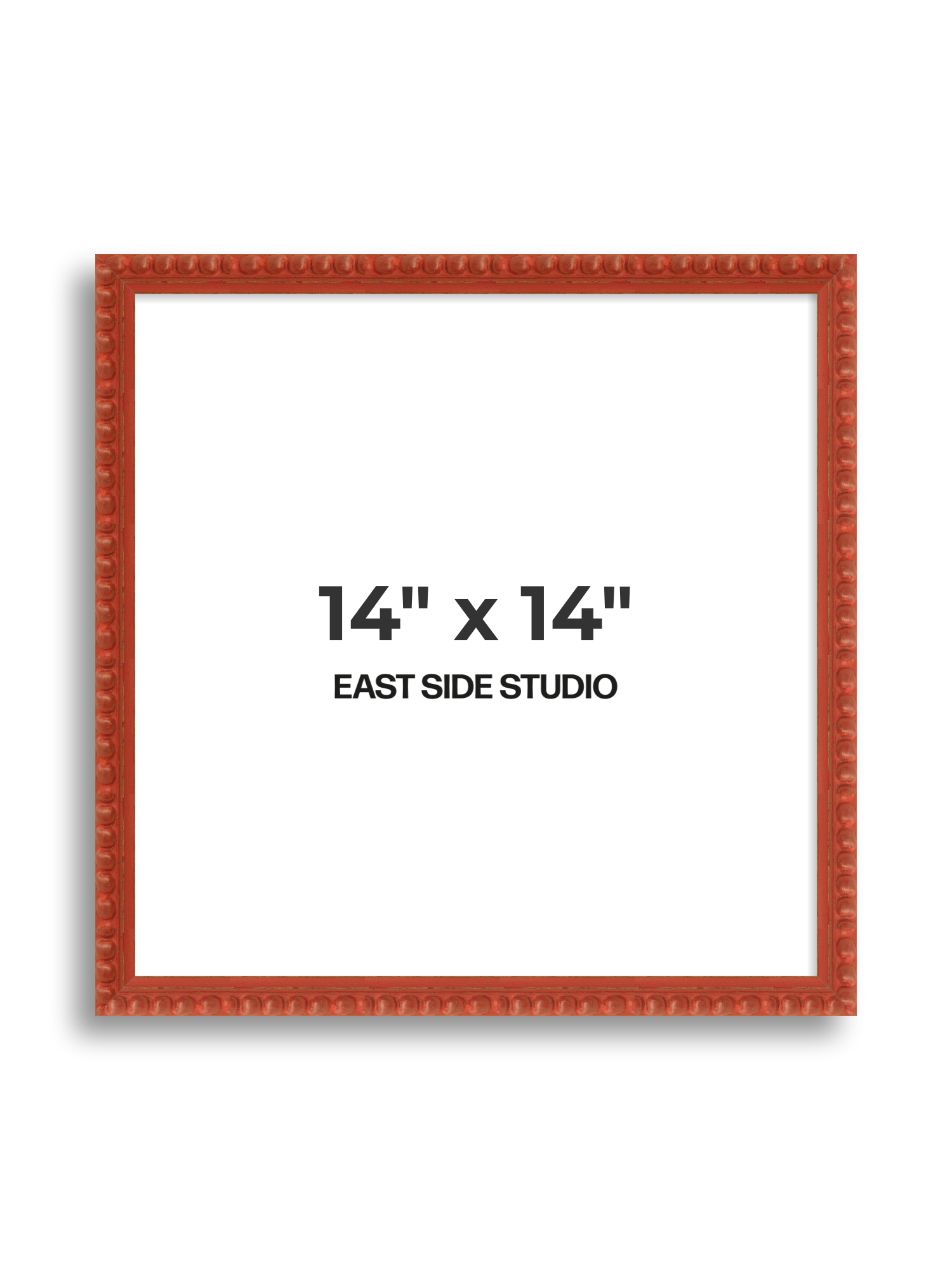 Brick Red Bobbin 14" x 14" picture frame