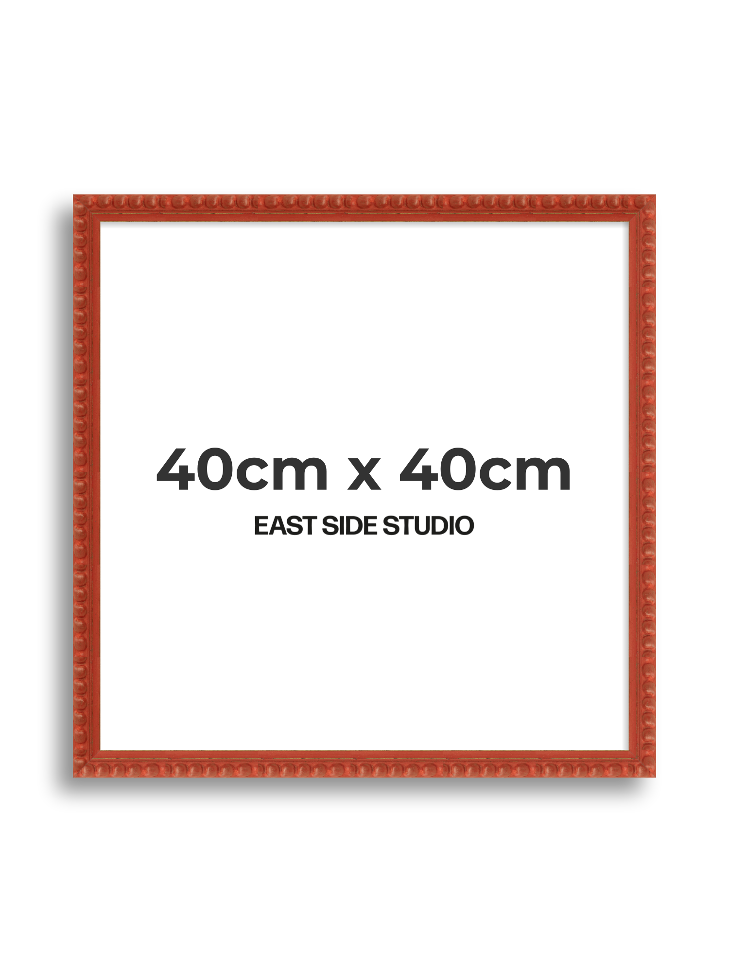 Brick Red Bobbin 40cm x 40cm picture frame