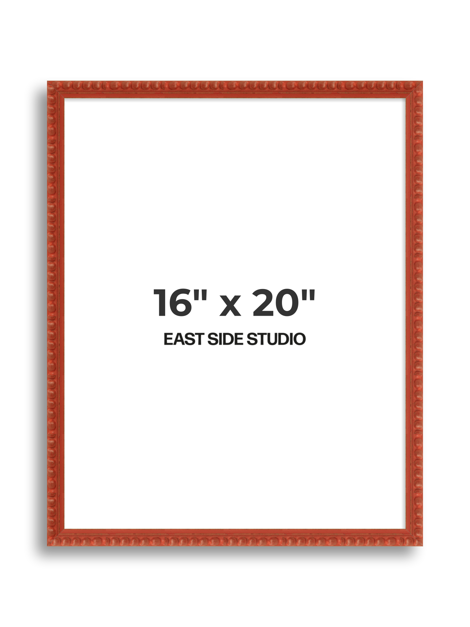 Brick Red Bobbin 16" x 20" picture frame