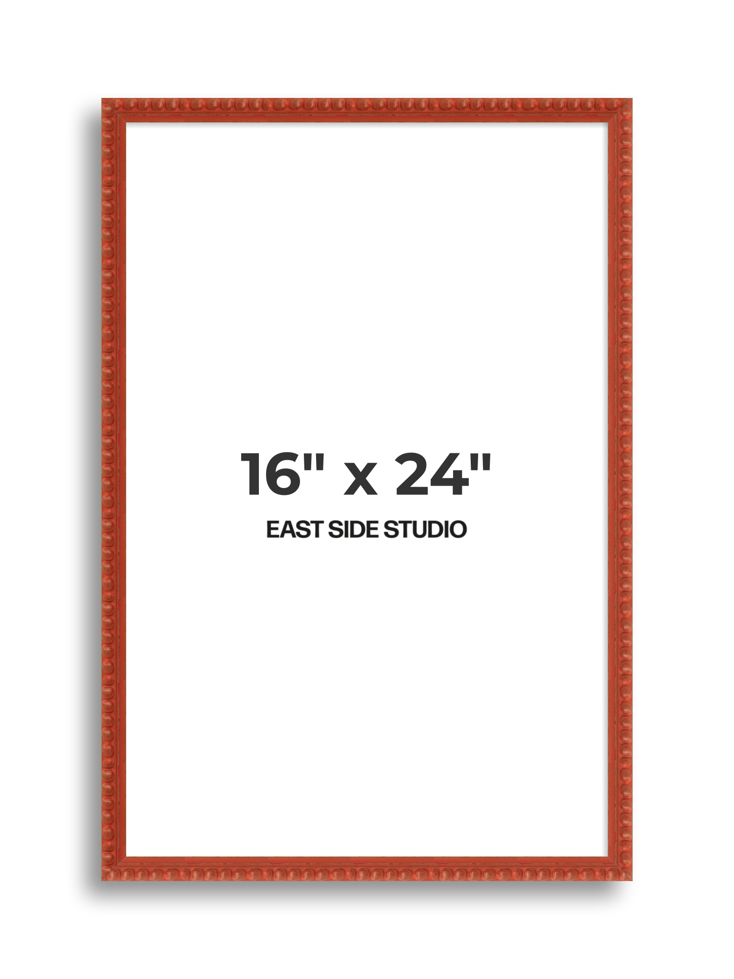 Brick Red Bobbin 16" x 24" picture frame