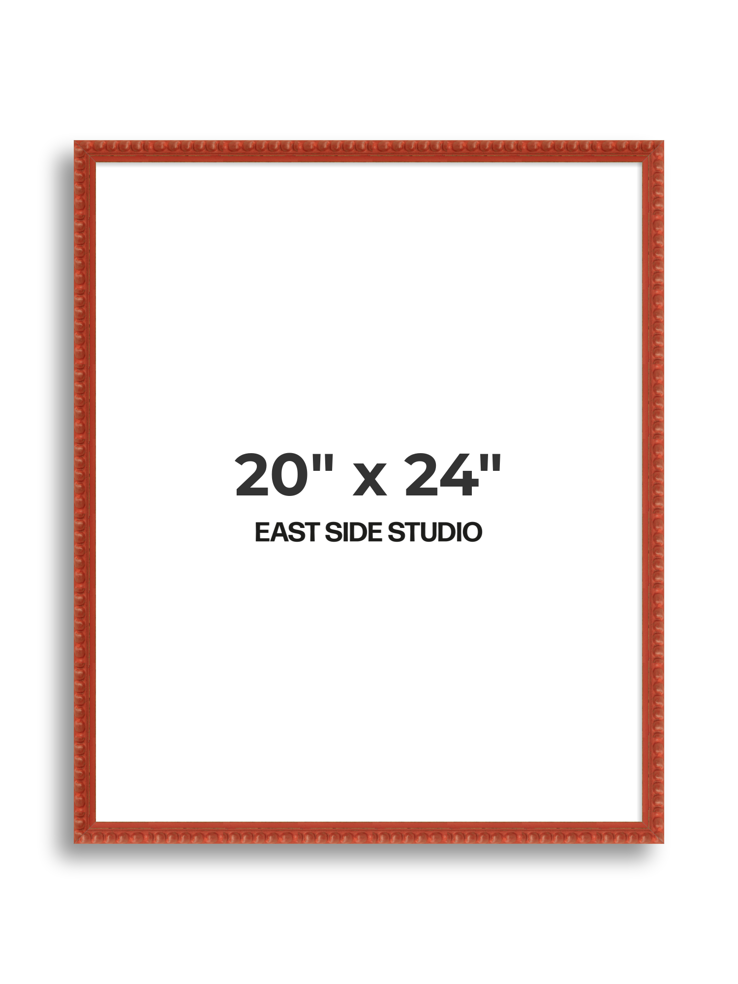 Brick Red Bobbin 20" x 24" picture frame