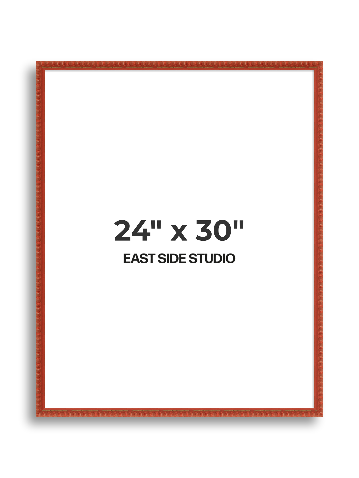 Brick Red Bobbin 24" x 30" picture frame