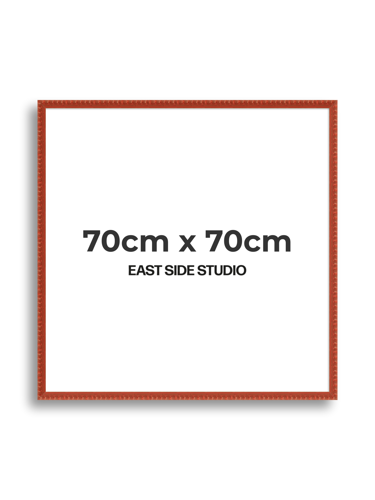 Brick Red Bobbin 70cm x 70cm picture frame